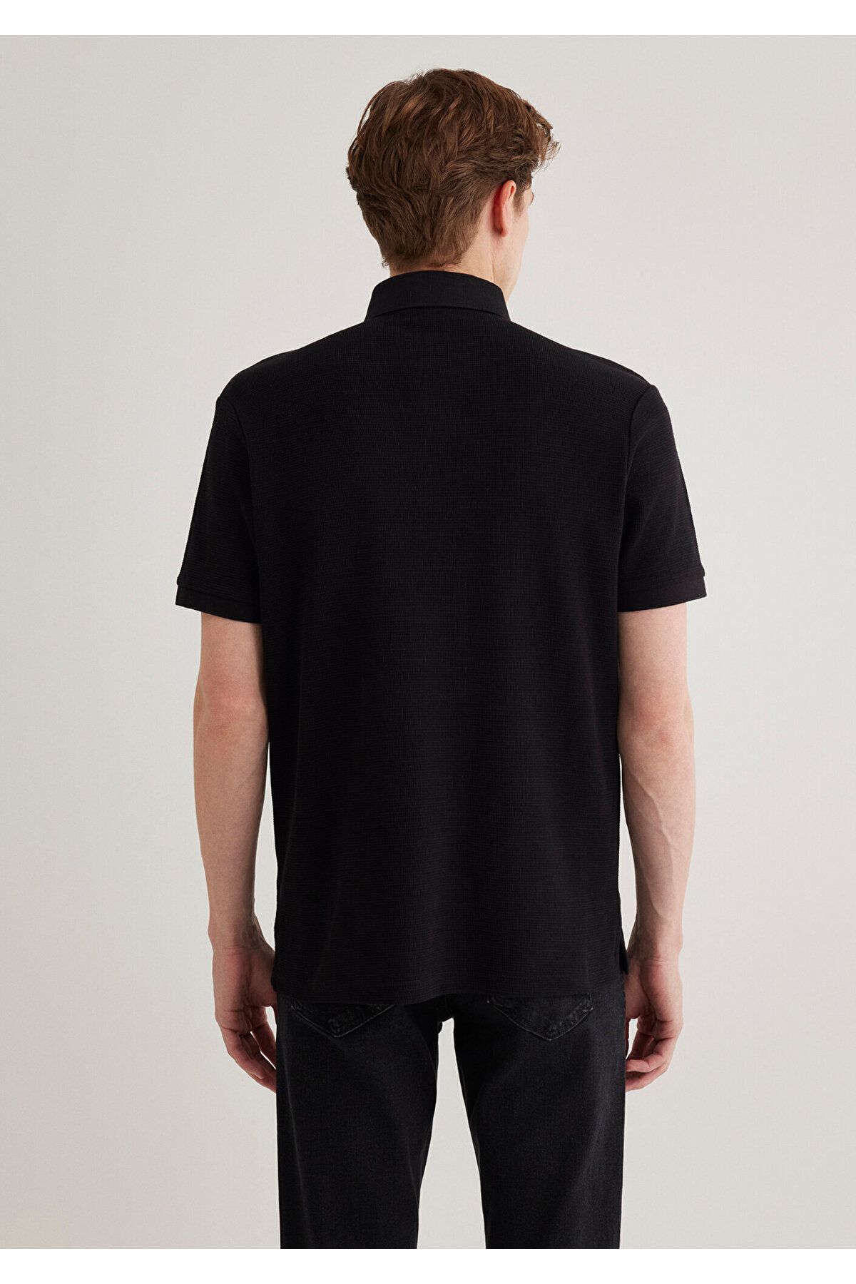 Mavi-Black Polo T-Shirt Slim Fit 0612521 -900 5