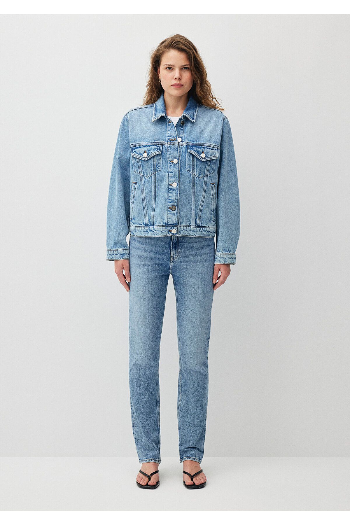 Mavi-Ruby Icon Open Jean Jacket 1110505 -87809 4