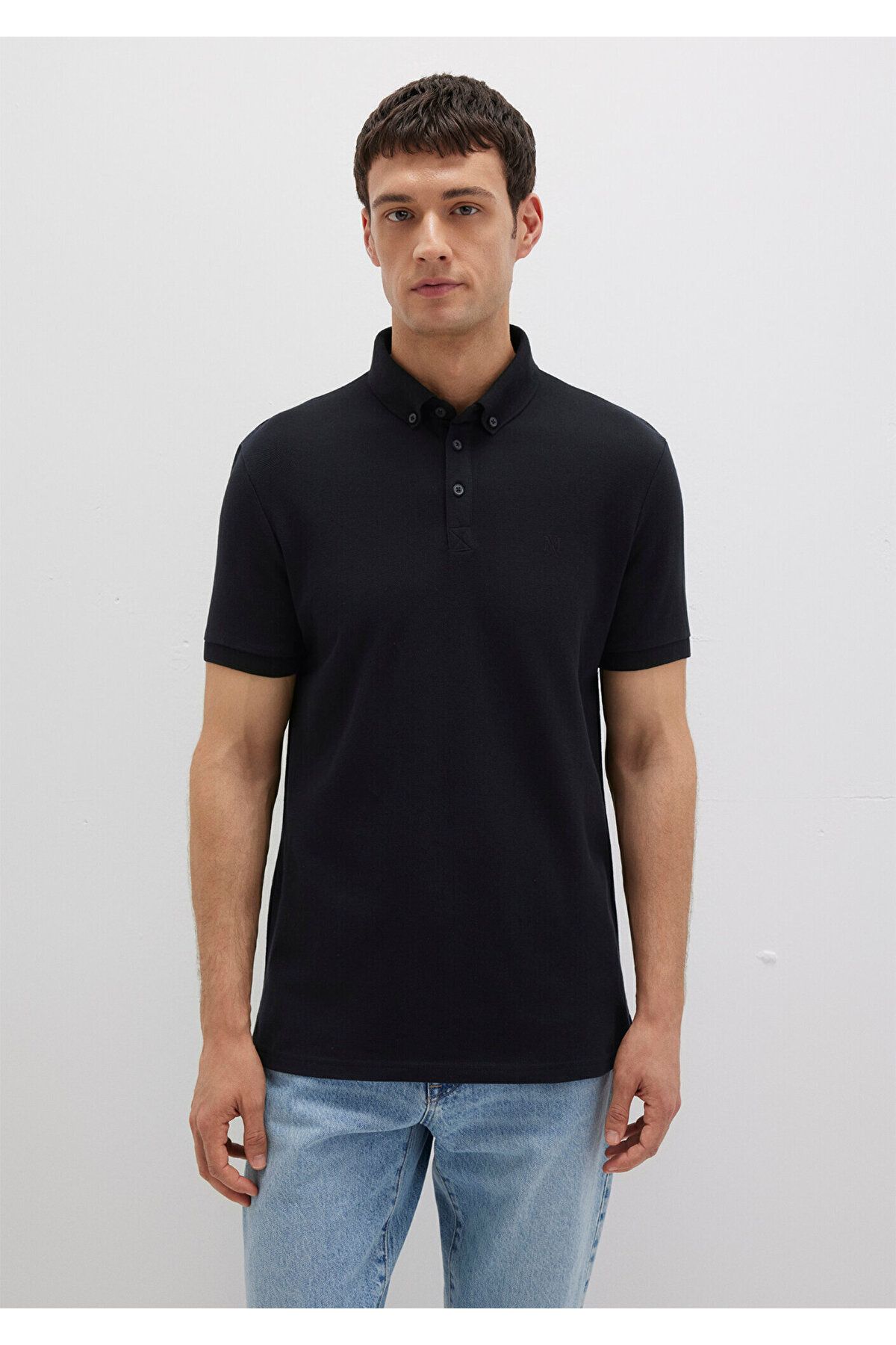 Mavi-Черна поло тениска Slim Fit / тясна кройка 063247-900 4
