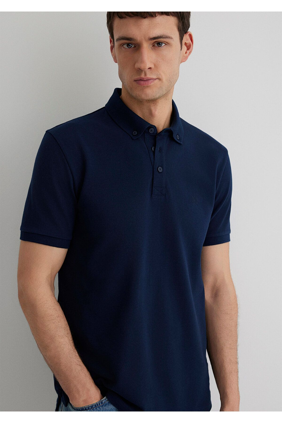 Mavi-Námornícke modré polo tričko – Slim Fit, Slim Fit063247-28417 1