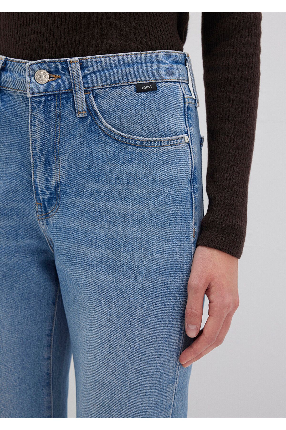 Mavi-Pantaloni Bliss All Blue Shaded Indigo Si Jean 101437 -80890 8