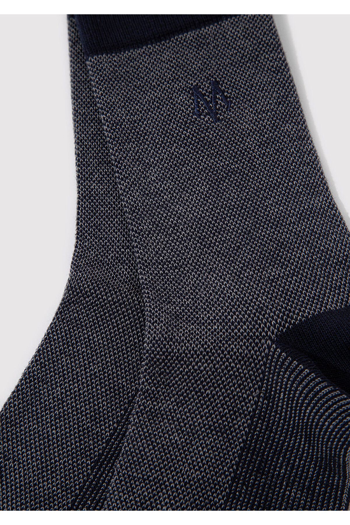 Mavi-Printed Navy Blue Socks 091760-28417 2