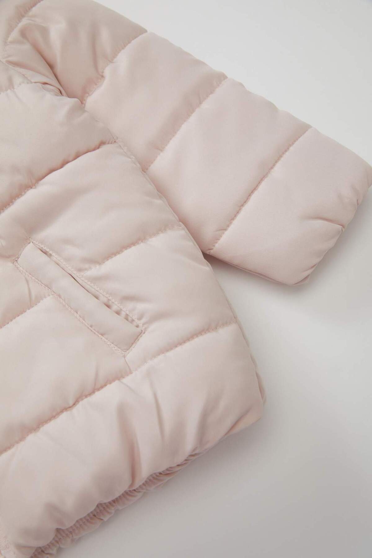 DeFacto-Wasserabweisende, elastische Taille, Kapuze, aufblasbarer Mantel für Babys, Mädchen, C5317A524AU 6