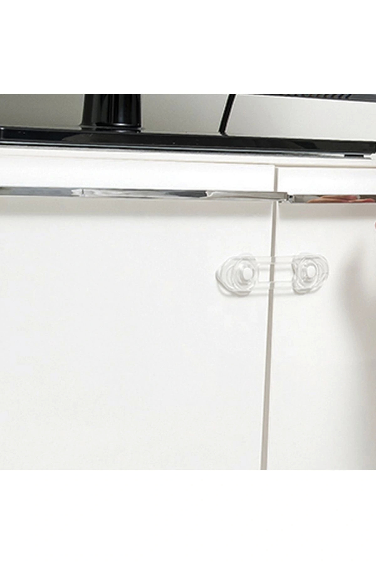 Babyjem Beyaz Mini Çok Amaçlı Kilit 2 Adet fotoğrafı 4 (önizleme)