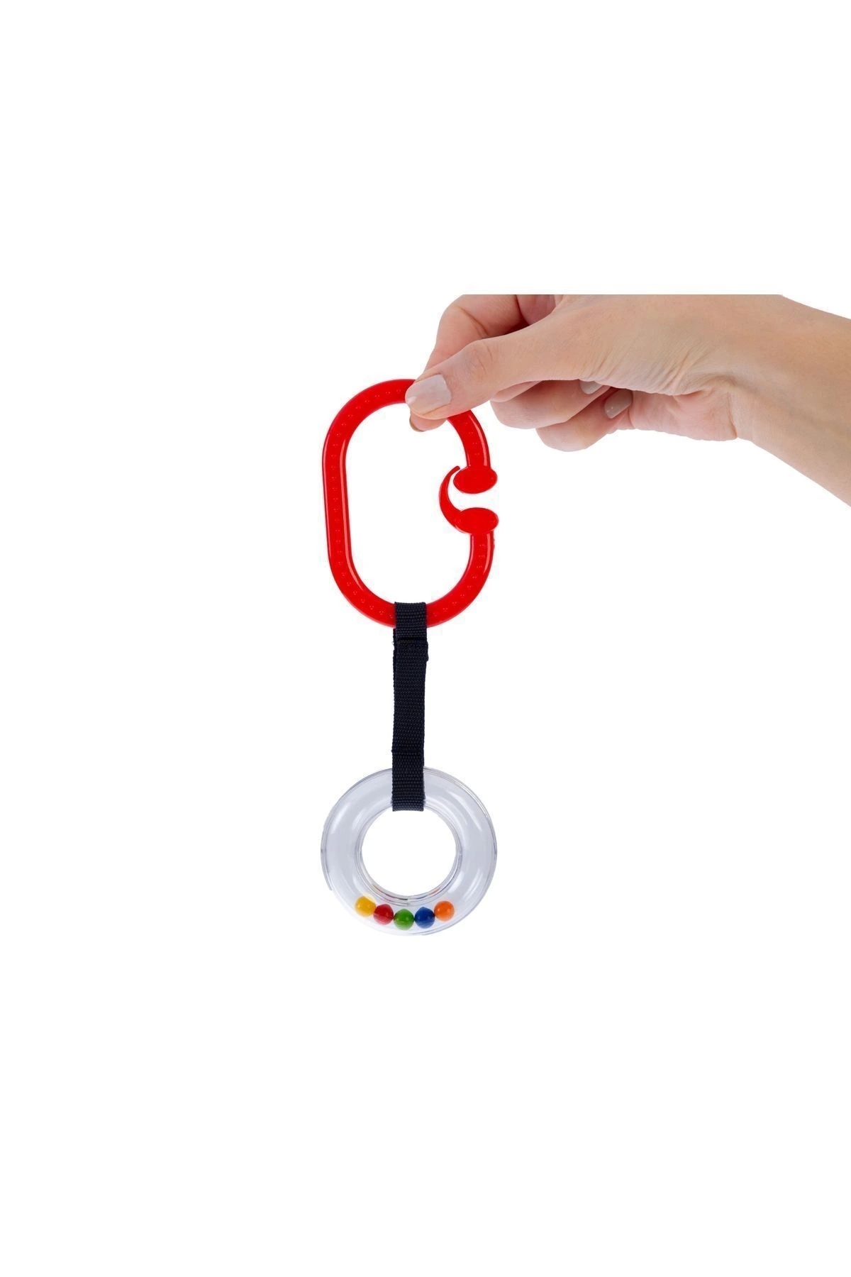 Babyjem Çıngıraklı Puset Halkası Oval fotoğrafı 4 (önizleme)