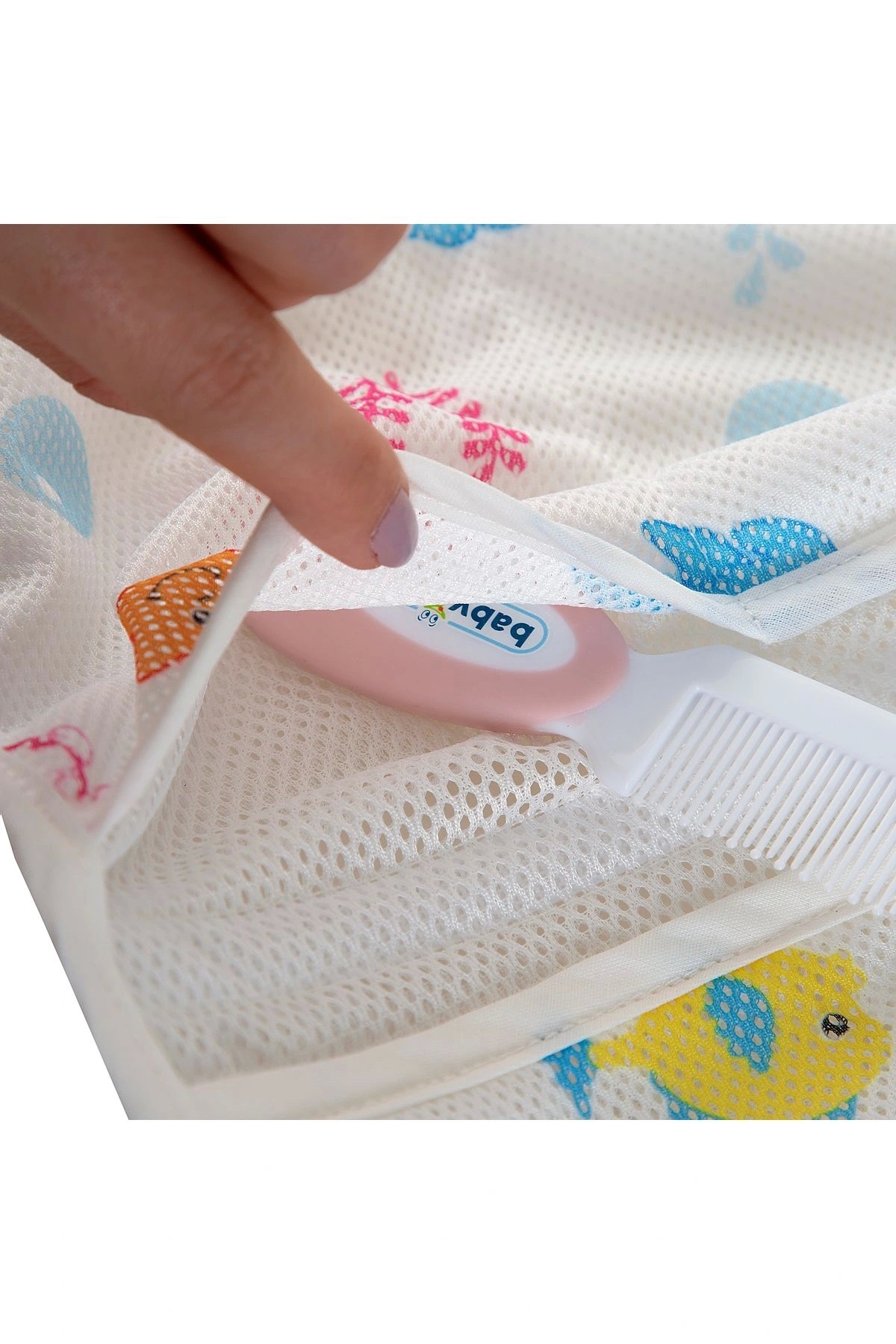 Babyjem Bebek Banyo Oyuncak Torbası -  Beyaz fotoğrafı 4 (önizleme)