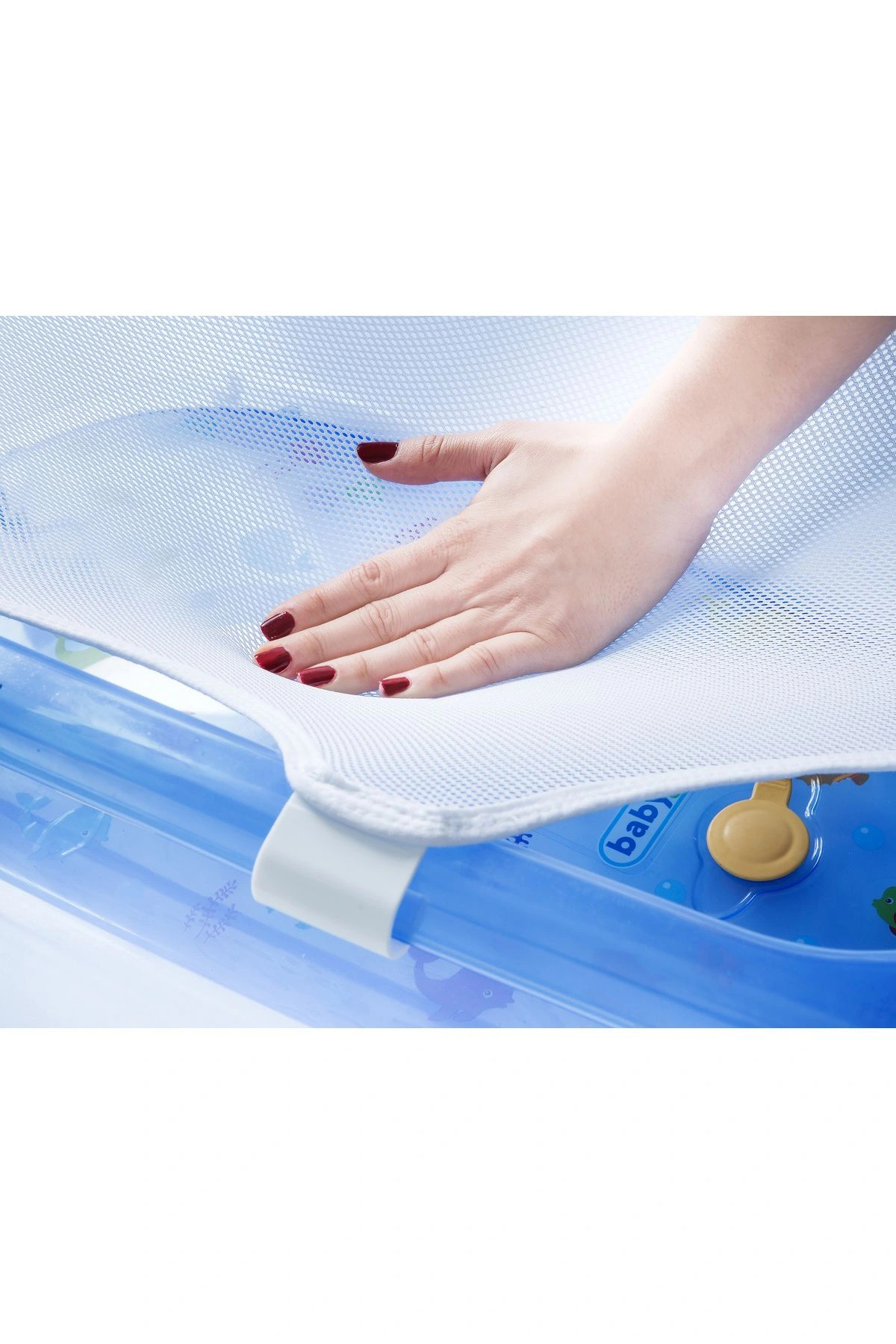 Babyjem Bebek Banyo Küvet Filesi Eko XL Beyaz fotoğrafı 3 (önizleme)