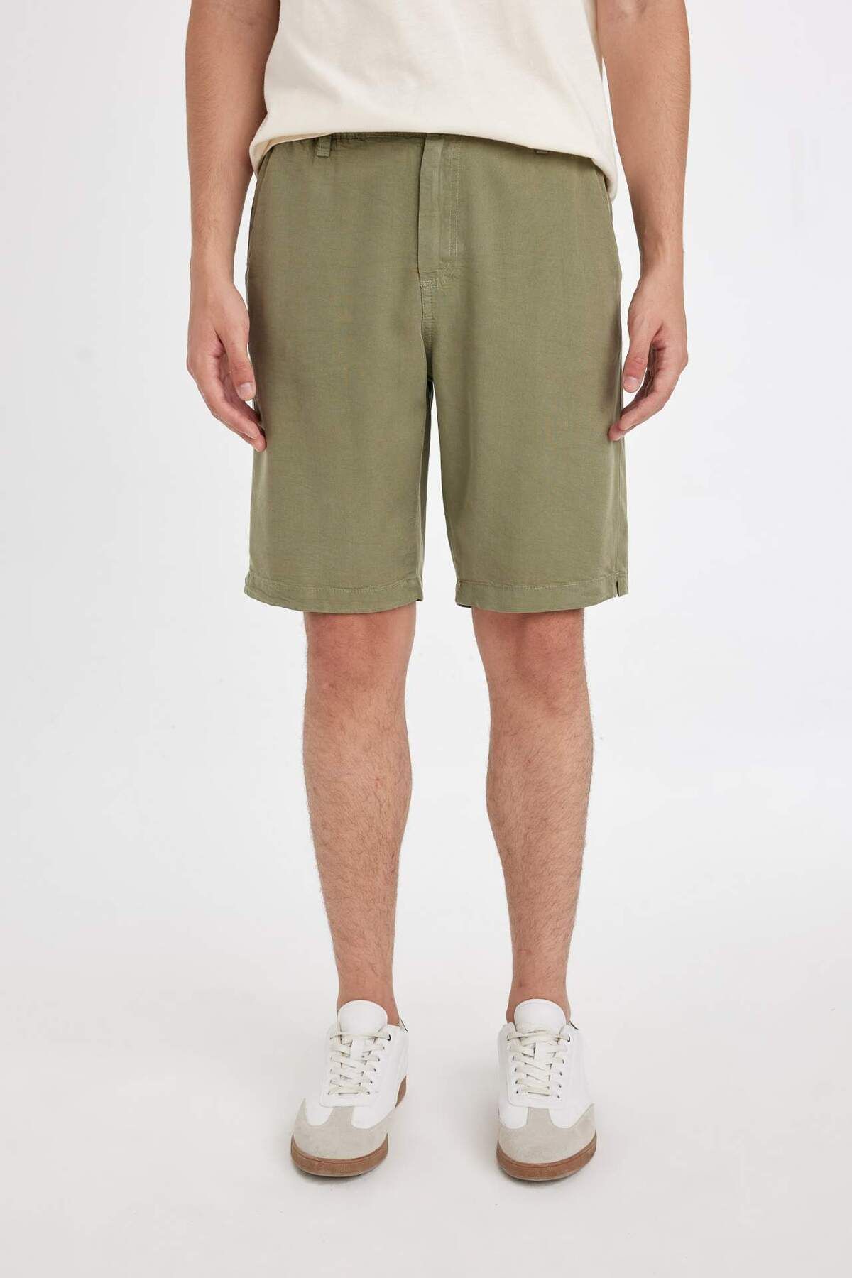 DeFacto-Bermudashorts mit normaler Passform – gerades Bein C7800AX24SM 4