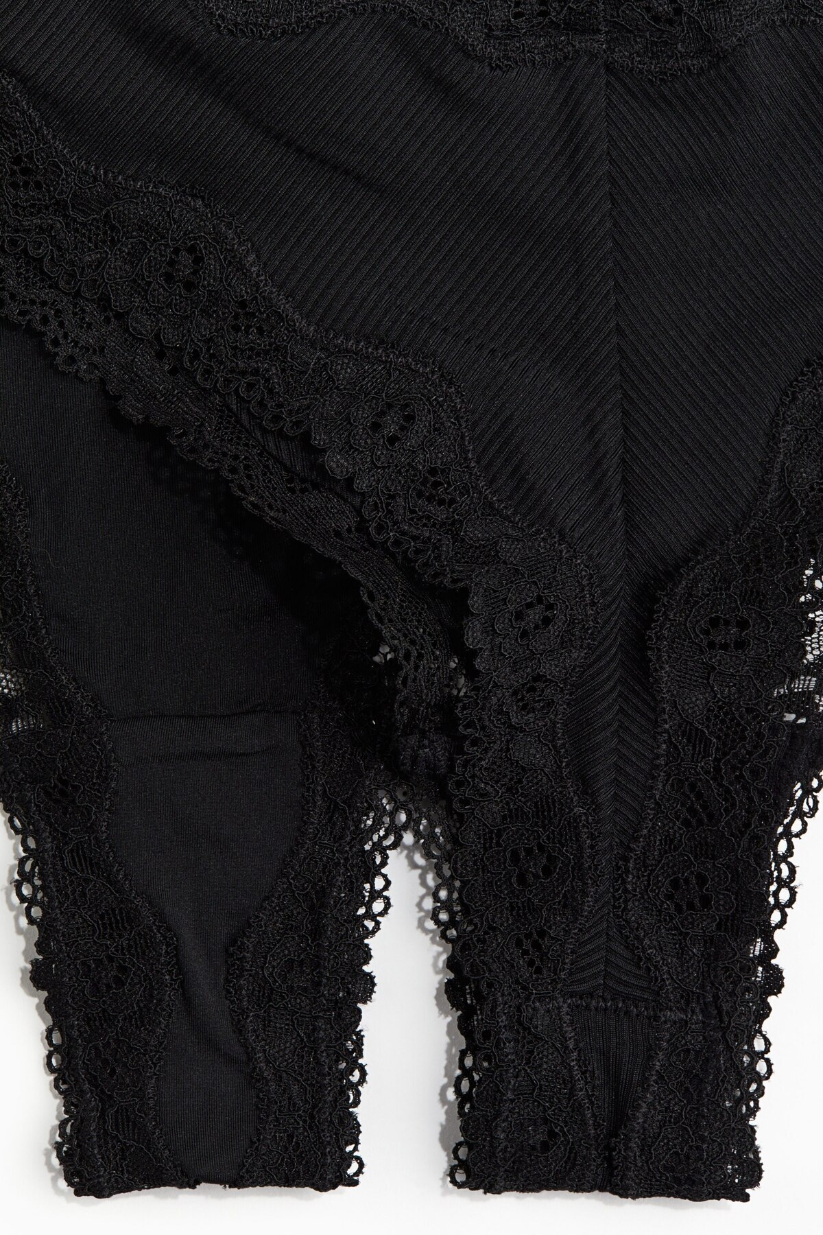 H&M 5'li Mikrofiber ve Dantel Brazilian Külot görsel 3