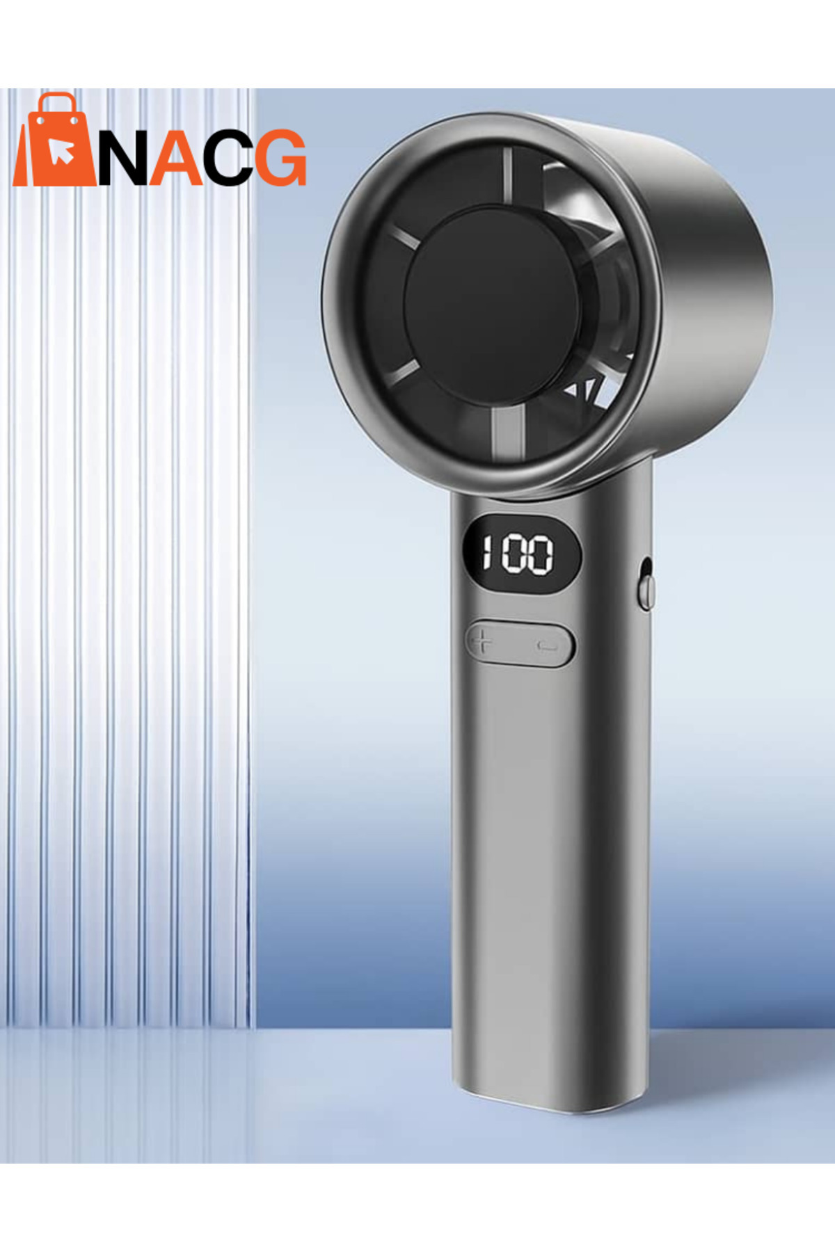 NACG Şarjlı Mini El Fanı Ve Masa Fanı Soğutucu Pervane Taşınabilir Şarj Edilir