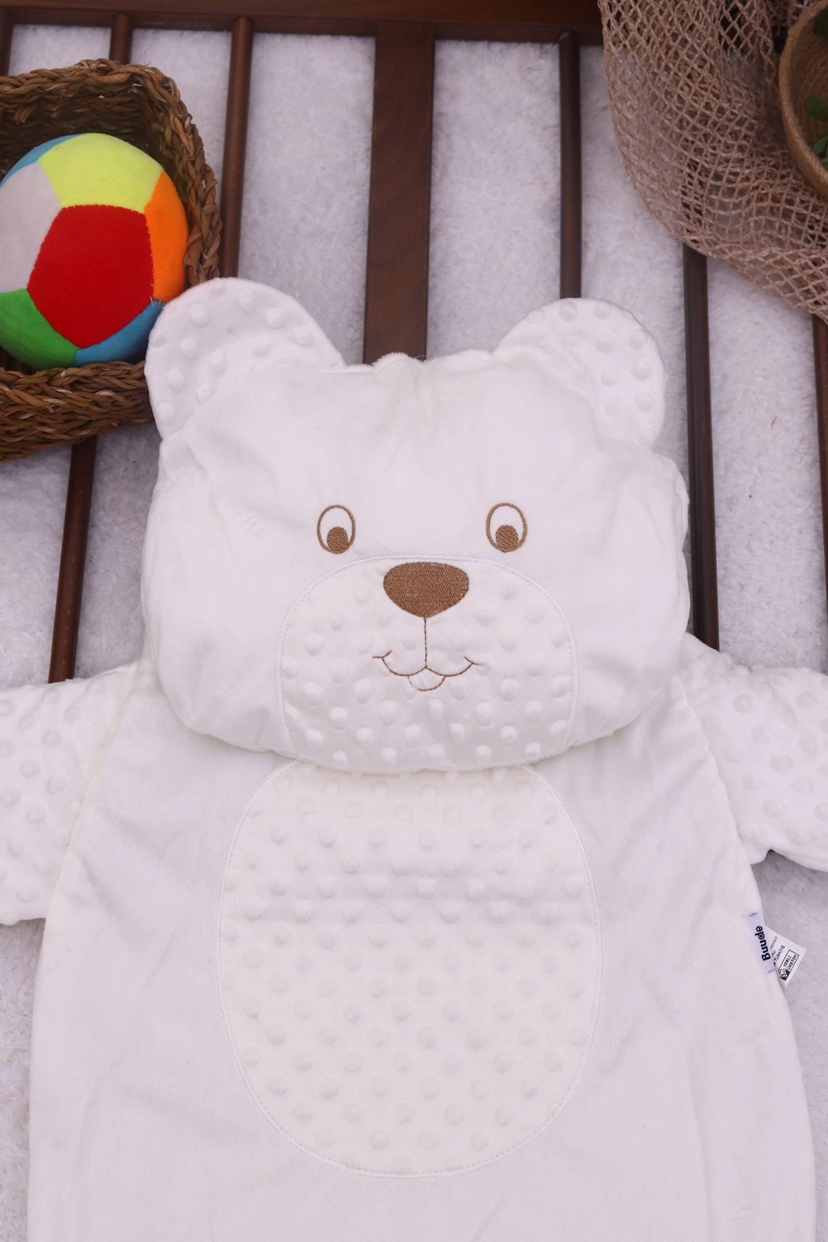 Buude Kids Ayıcık Nakışlı Yastıklı Bebek Alt Açma fotoğrafı 2 (önizleme)