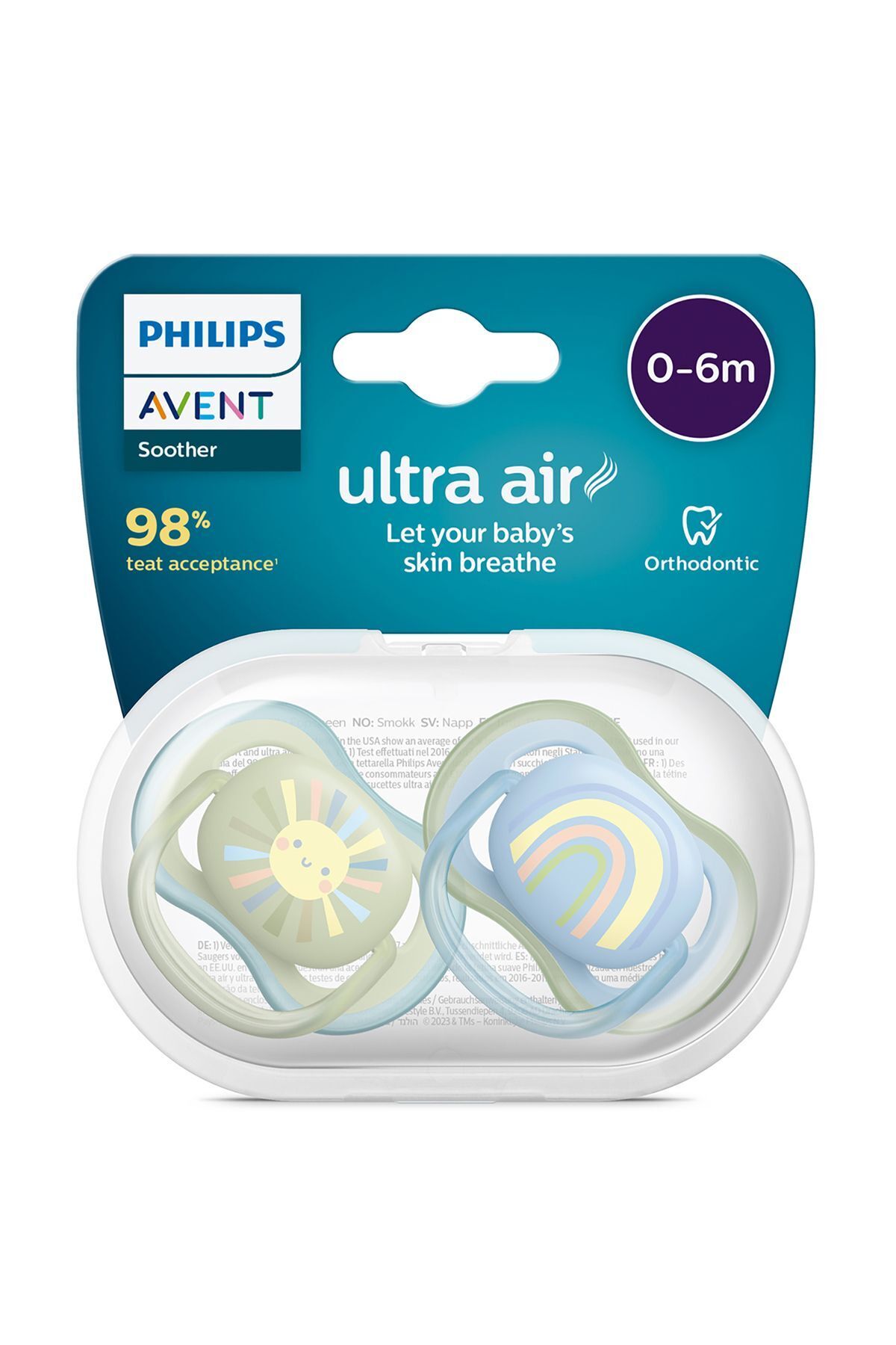 Philips Avent-Ultra Air Emzik 0-6 Ay 2'li Erkek Scf085/58 5