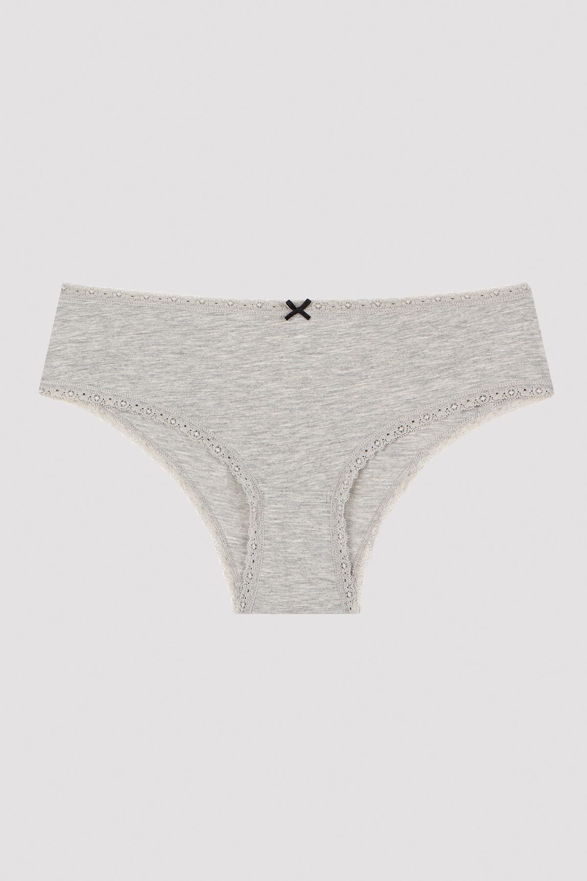 Penti-Daily Lace, pachet de 3 chiloți gri hipster 3