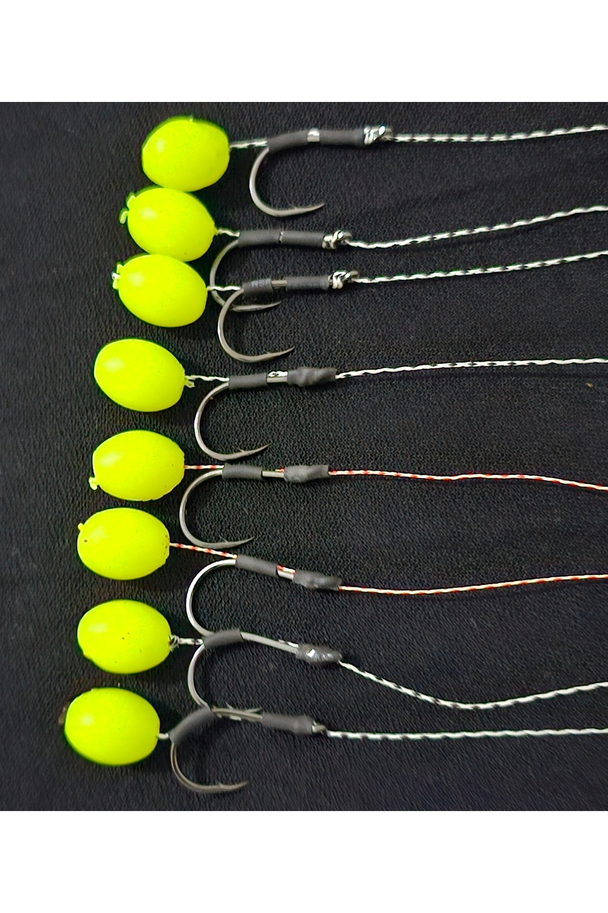 KESEROĞLU 15 (SARI ZEYTİN)15 Takım Sazan Yemleme (TEKNE VE BOTU)(RİG VE BOLİ) Yüzen Model 15 Adet