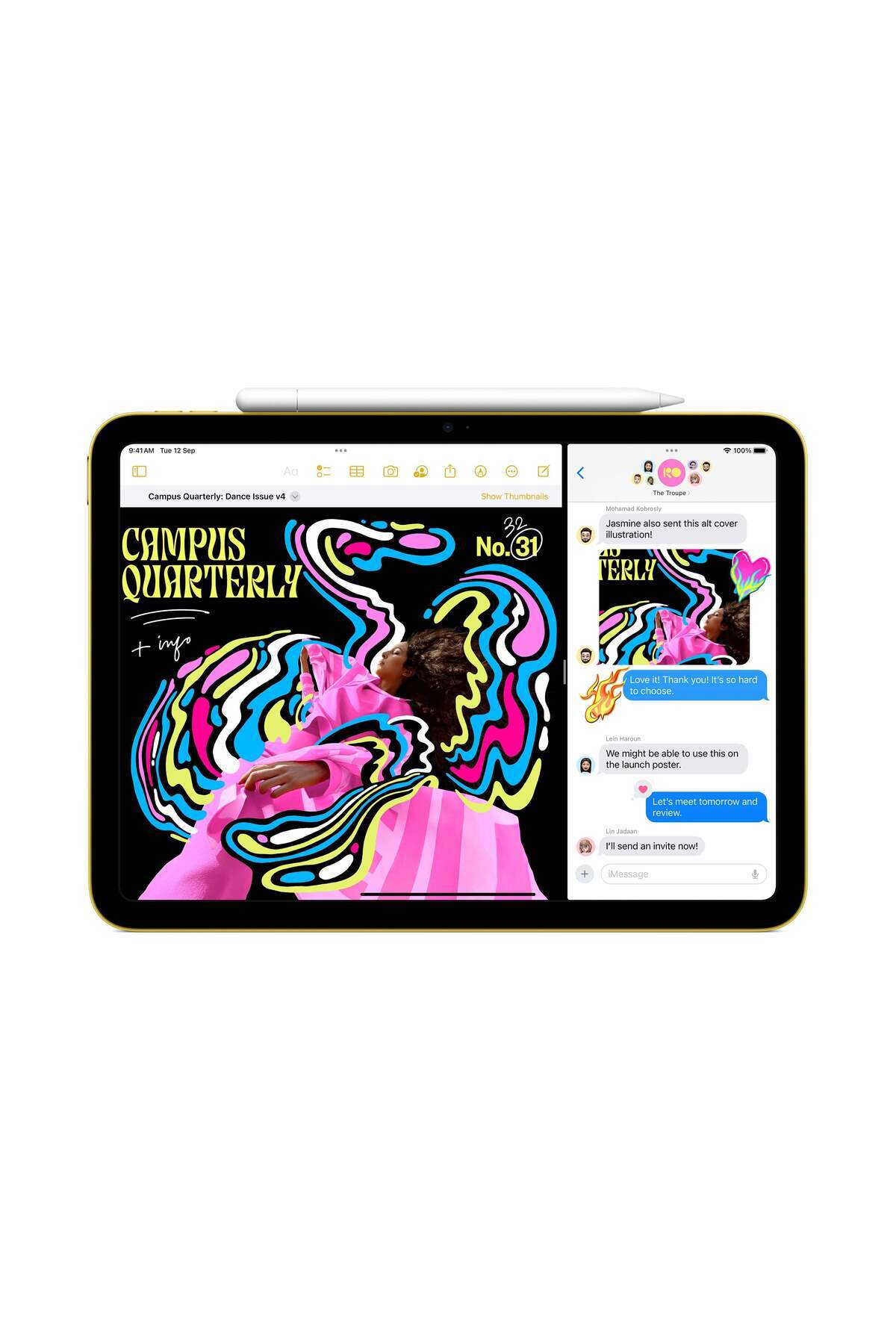 Apple-2022 10.9-inch iPad Wi-Fi + Cellular 256GB - Silver (10th generation) 5