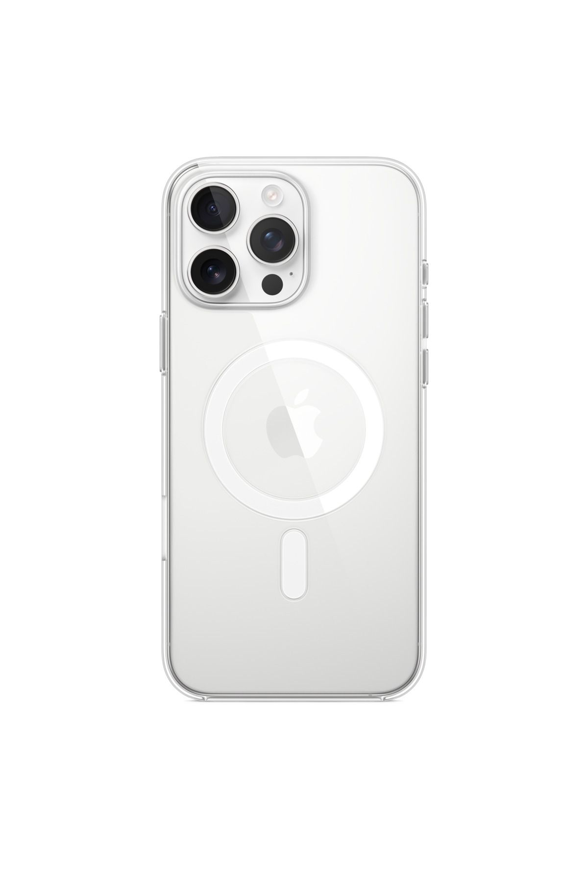 Apple-جراب شفاف لهاتف iPhone 16 Pro Max مع MagSafe 3