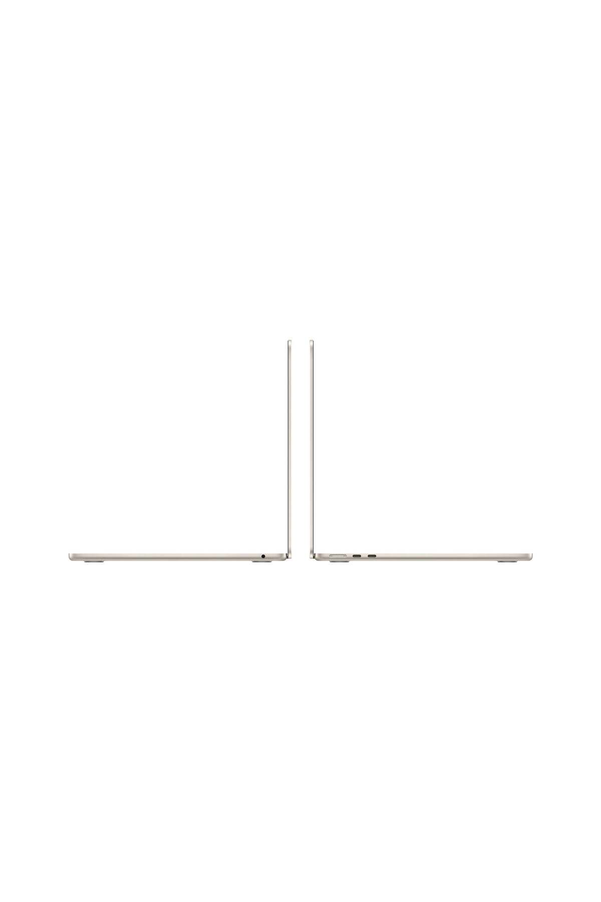 Apple-جهاز MacBook Air مقاس 13 بوصة: شريحة Apple M3 مع وحدة معالجة مركزية 8 نواة ووحدة معالجة رسومات 10 نواة، وذاكرة وصول عشوائي سعتها 16 جيجابايت ومحرك أقراص SSD سعة 512 جيجابايت - Starlight 3