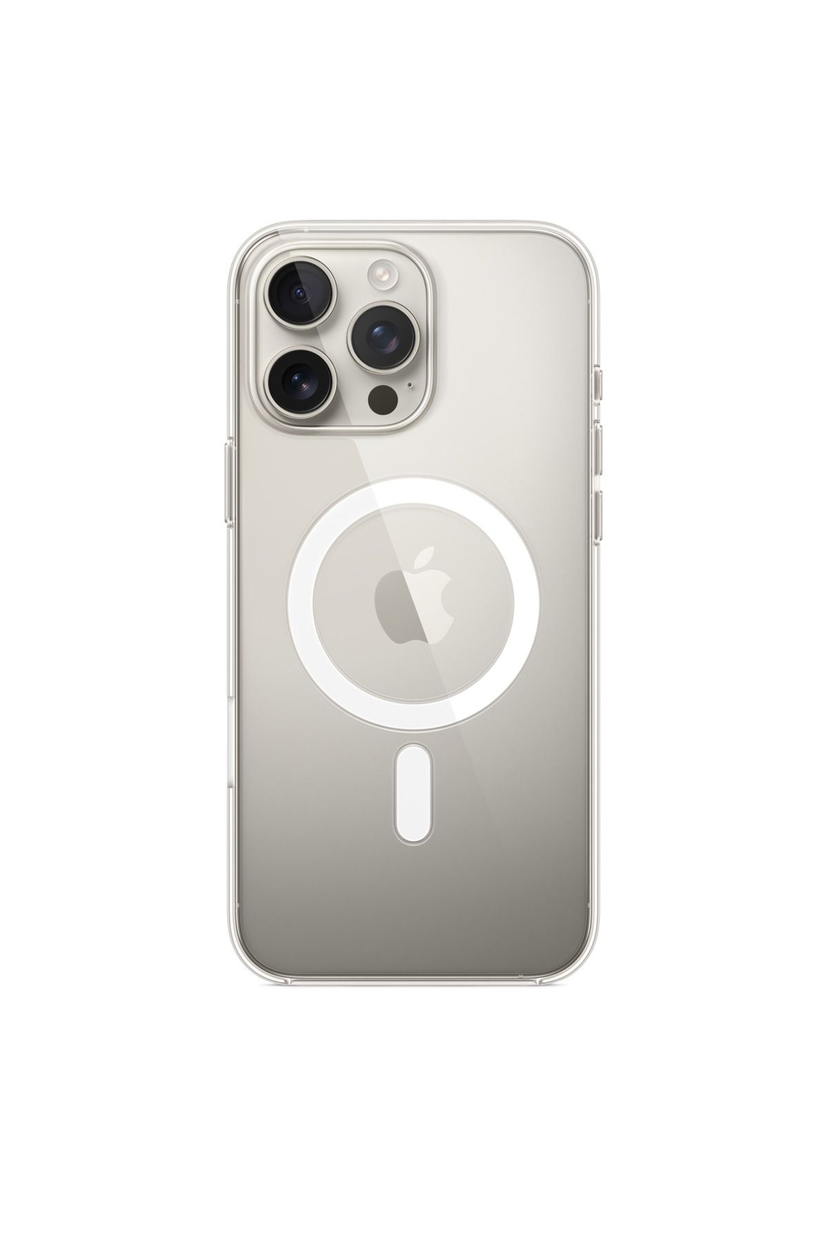 Apple-جراب شفاف لهاتف iPhone 16 Pro Max مع MagSafe 2