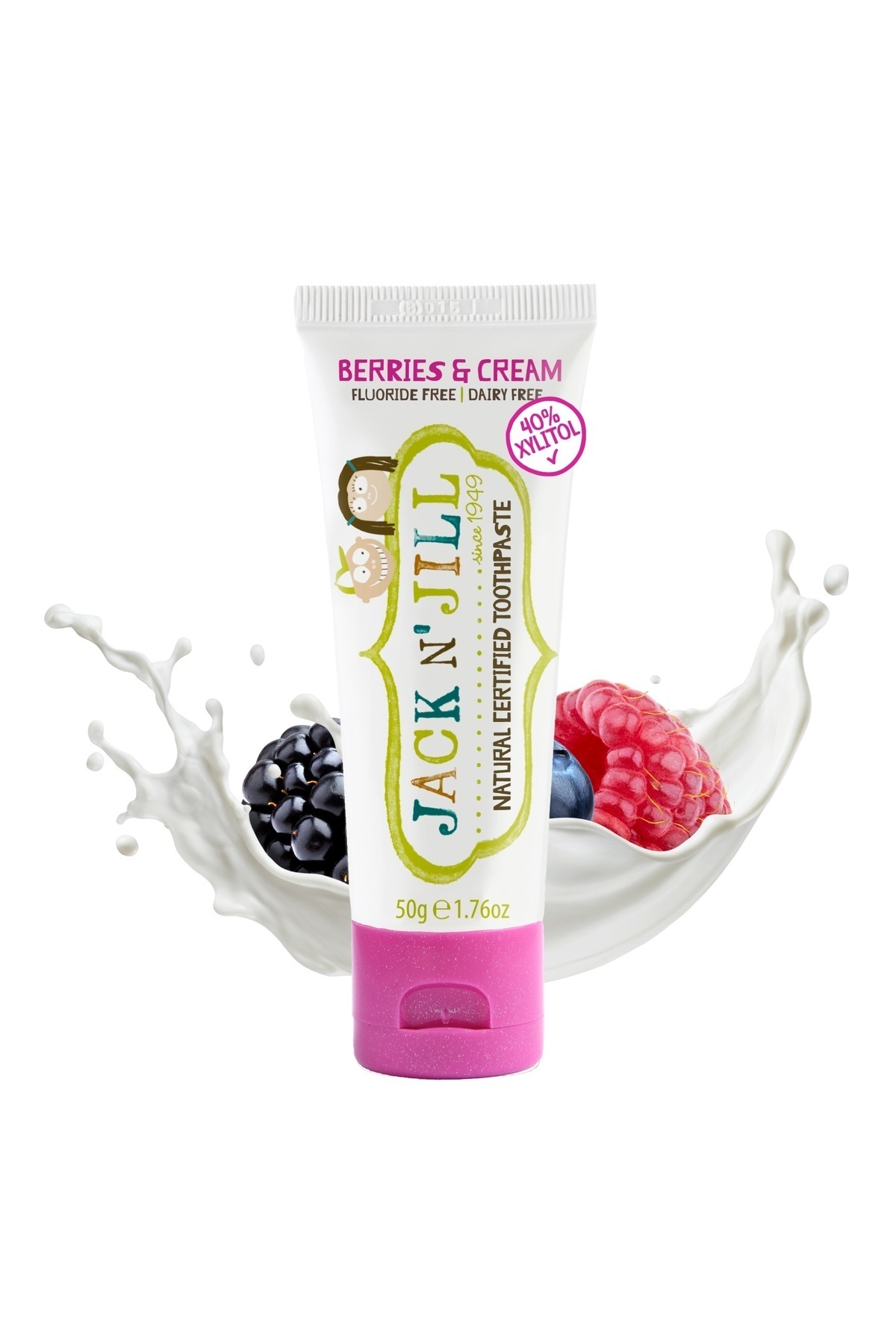 Jack And Jill Kids Jack N Jill Doğal Sertifikalı Diş Macunu - Orman Meyvesi Ve Krema 50g