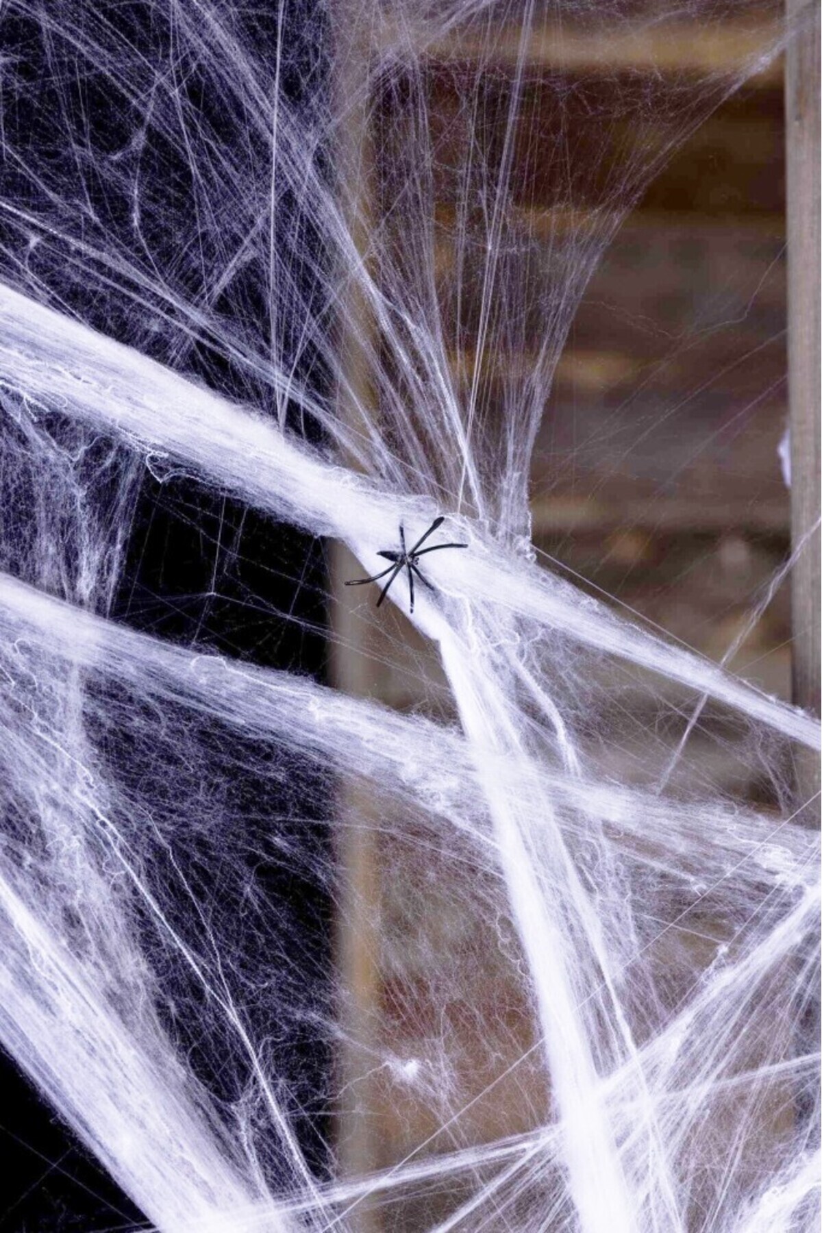 BeySüS Halloween Cadılar Bayramı Beyaz Renk Örümcek Ağı Seti