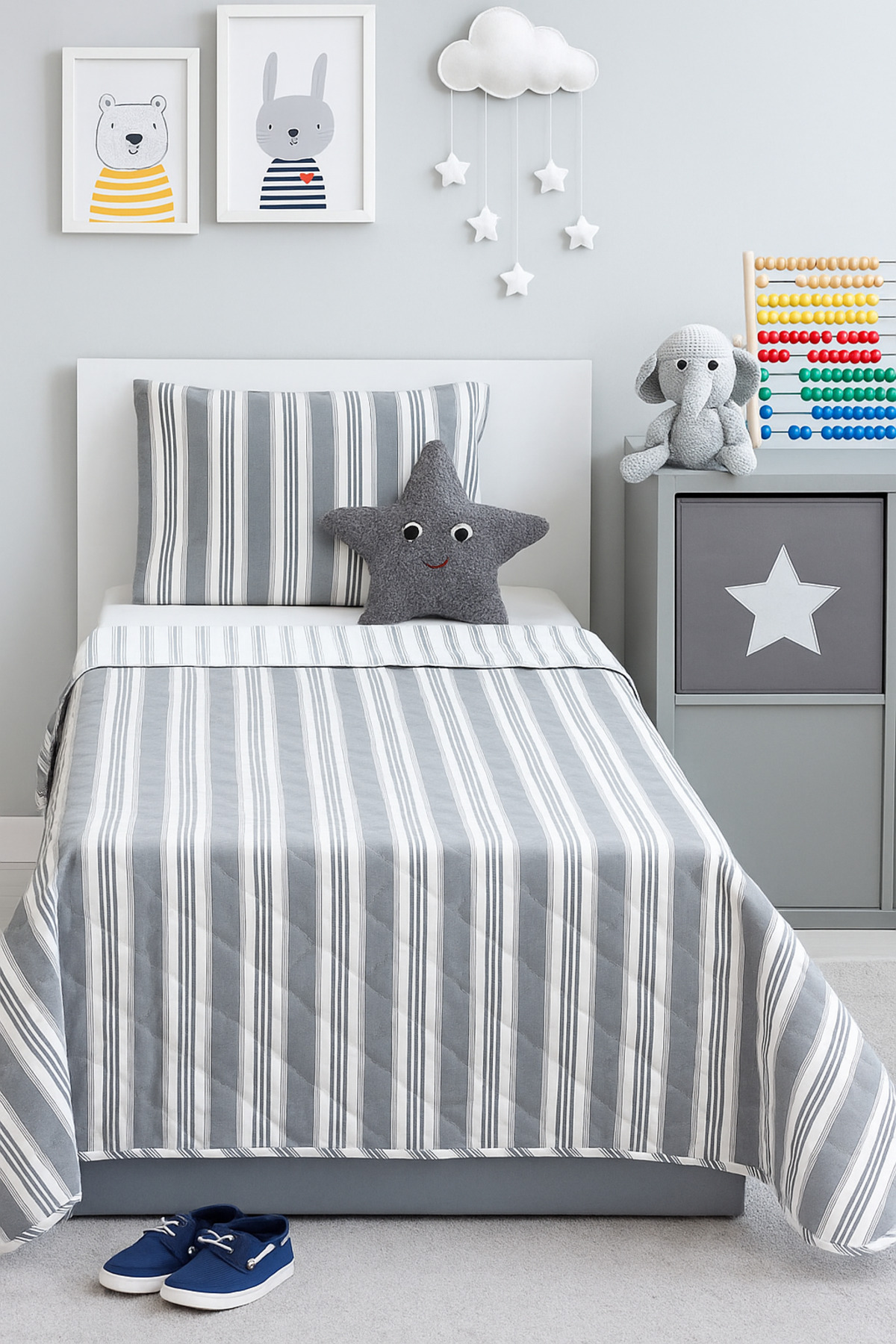Ceyizza-Fulya Double Sided Quilted Bedspread Set - Double 1