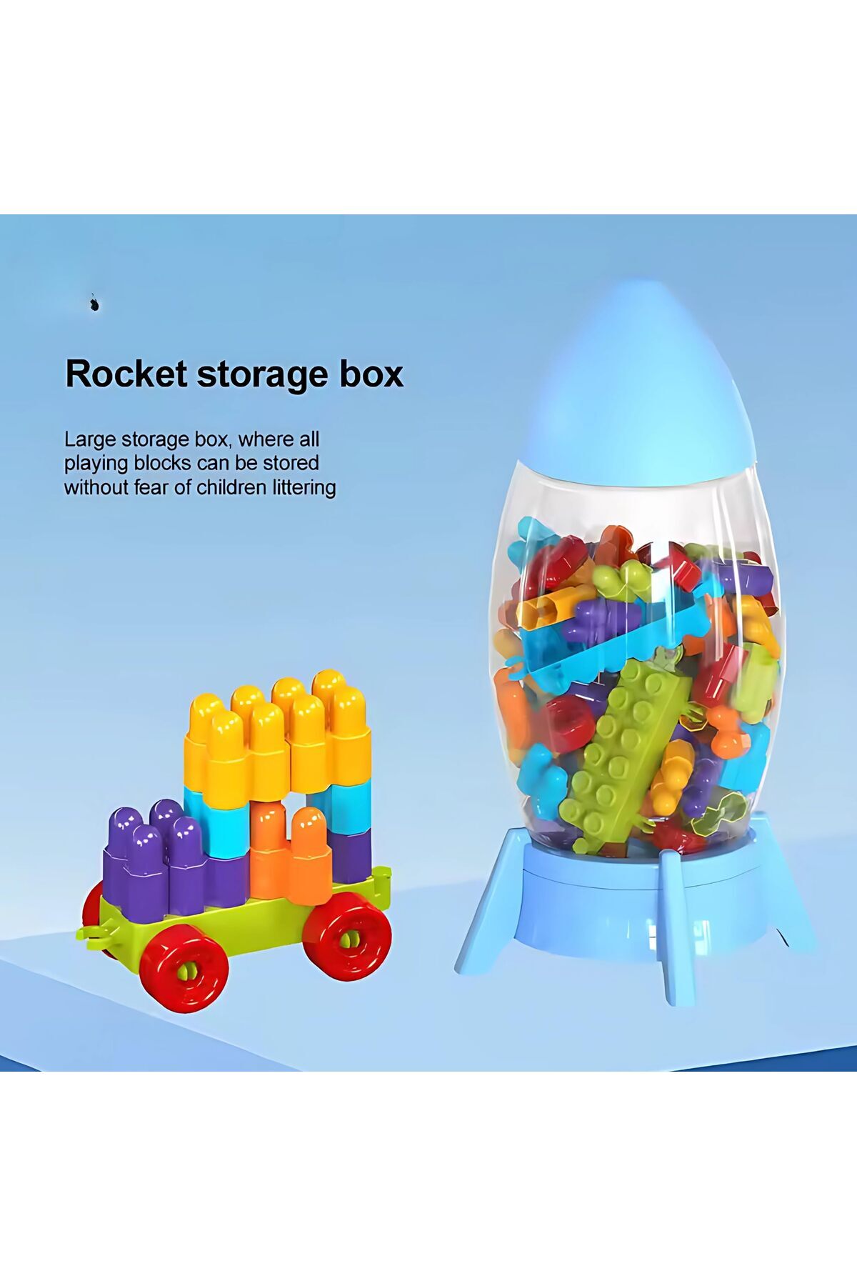 ست اسباببازی بلوکهای ساختنی دستساز – ۸۸ تکه