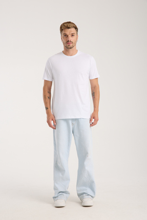 Pumba Erkek Bisiklet Yaka Basic T-Shirt