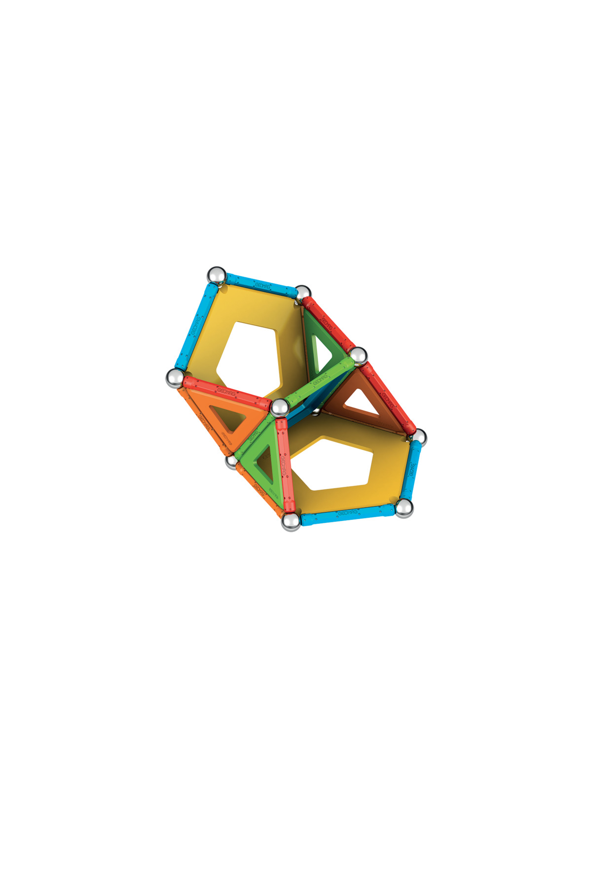ساخت‌وسازهای مغناطیسی سوپرکلر برای کودکان، اسباب‌بازی مغناطیسی، مجموعه سبز، ۱۰۰٪ پلاستیک بازیافتی