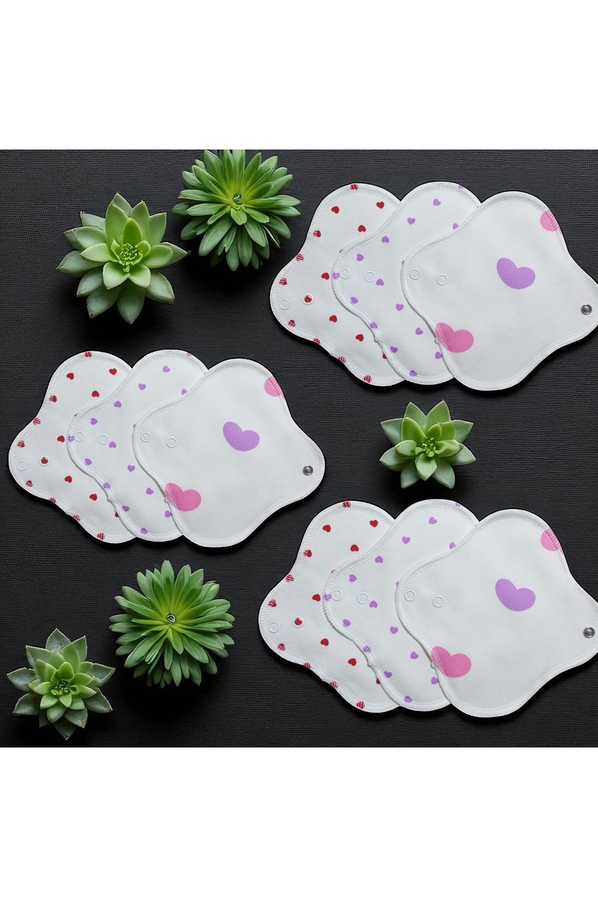 The Elite Home Bambu Yıkanabilir Kadın Pedi Günlük 9 lu set