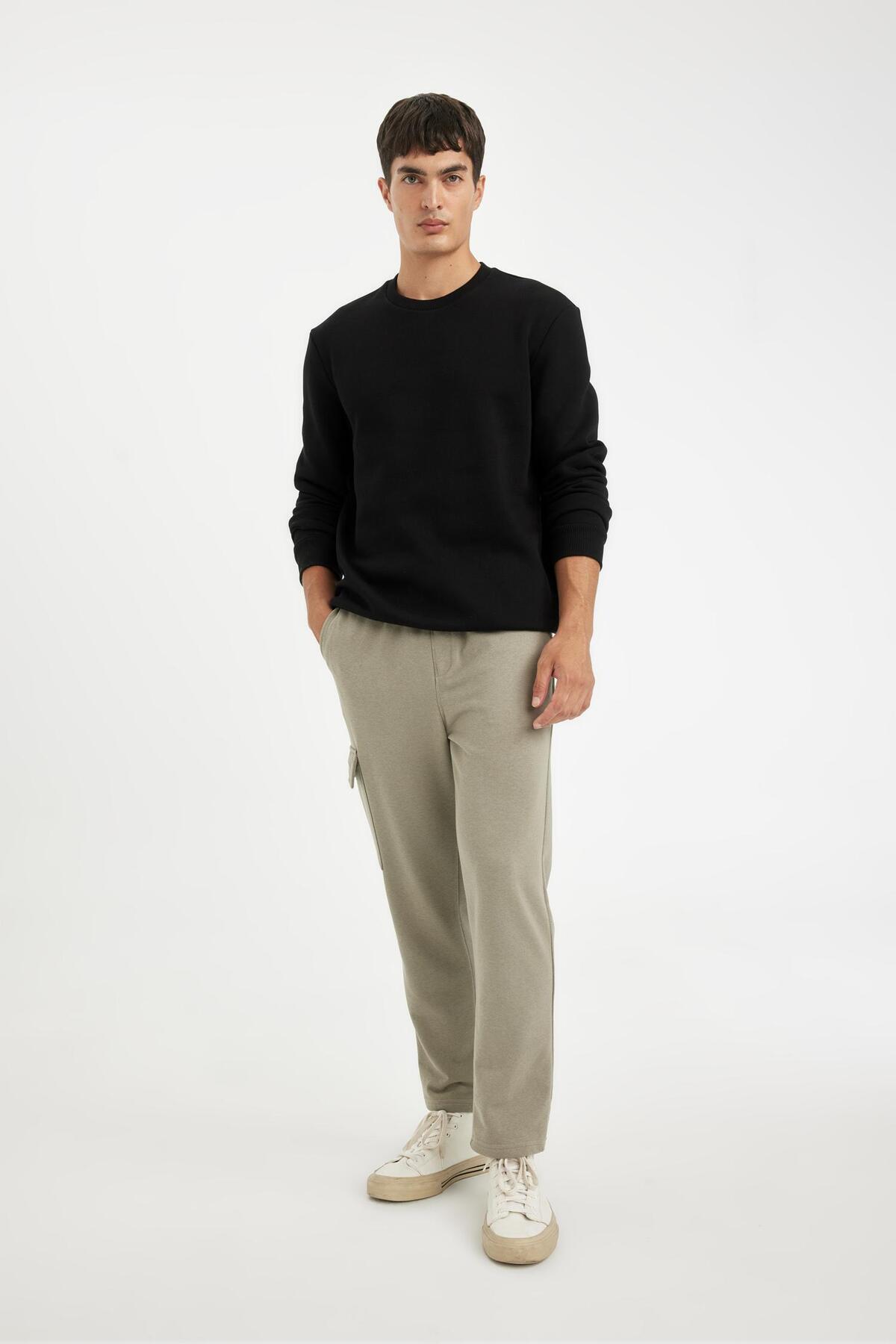 DeFacto-Jogginghose Slim Fit Mit Cargo-Taschen Gerades Bein D6090AX24AU 3