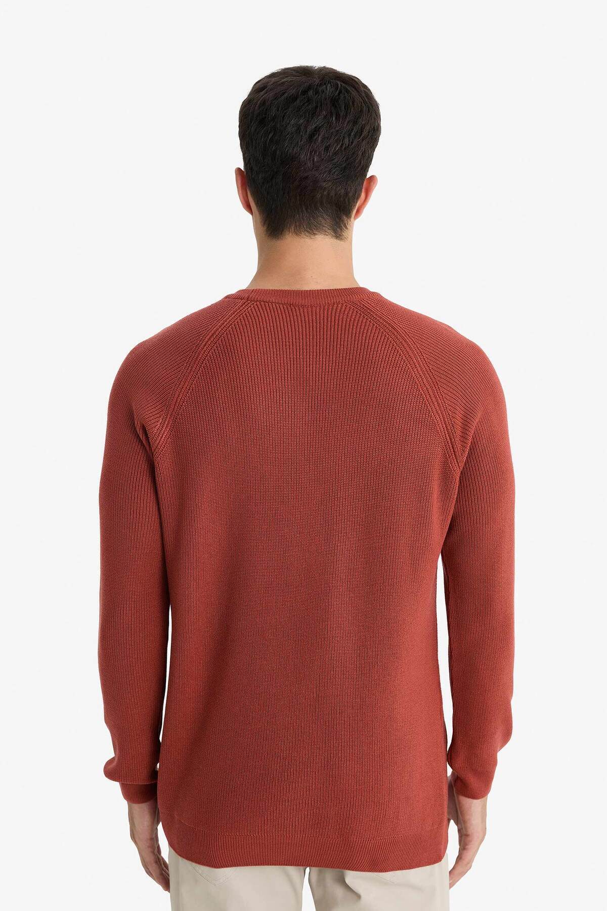 DeFacto-Standard Fit Crew Neck Strickpullover A8458AX24WN 6