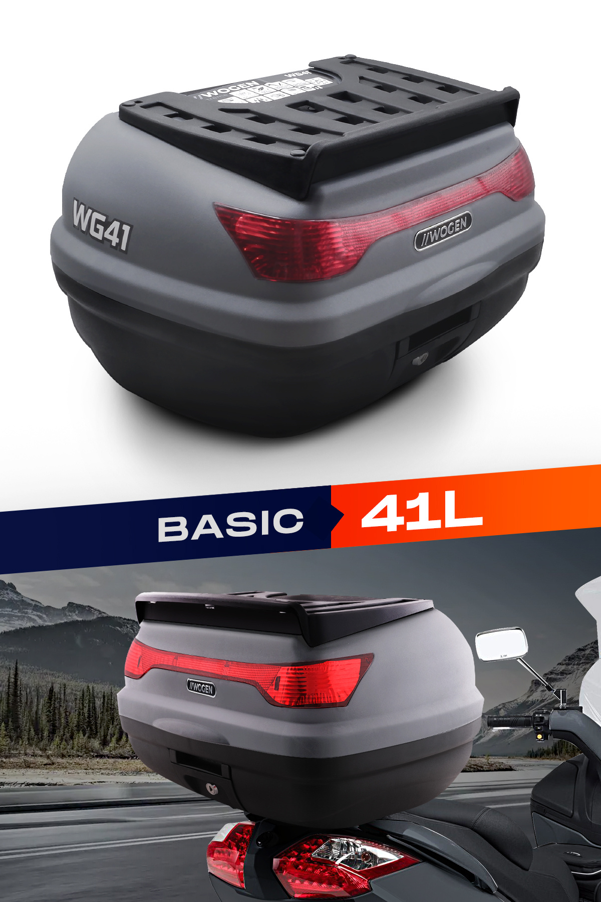 WOGEN Wg41 Arka Çanta 41 Litre Basic (NARDO GRİ)