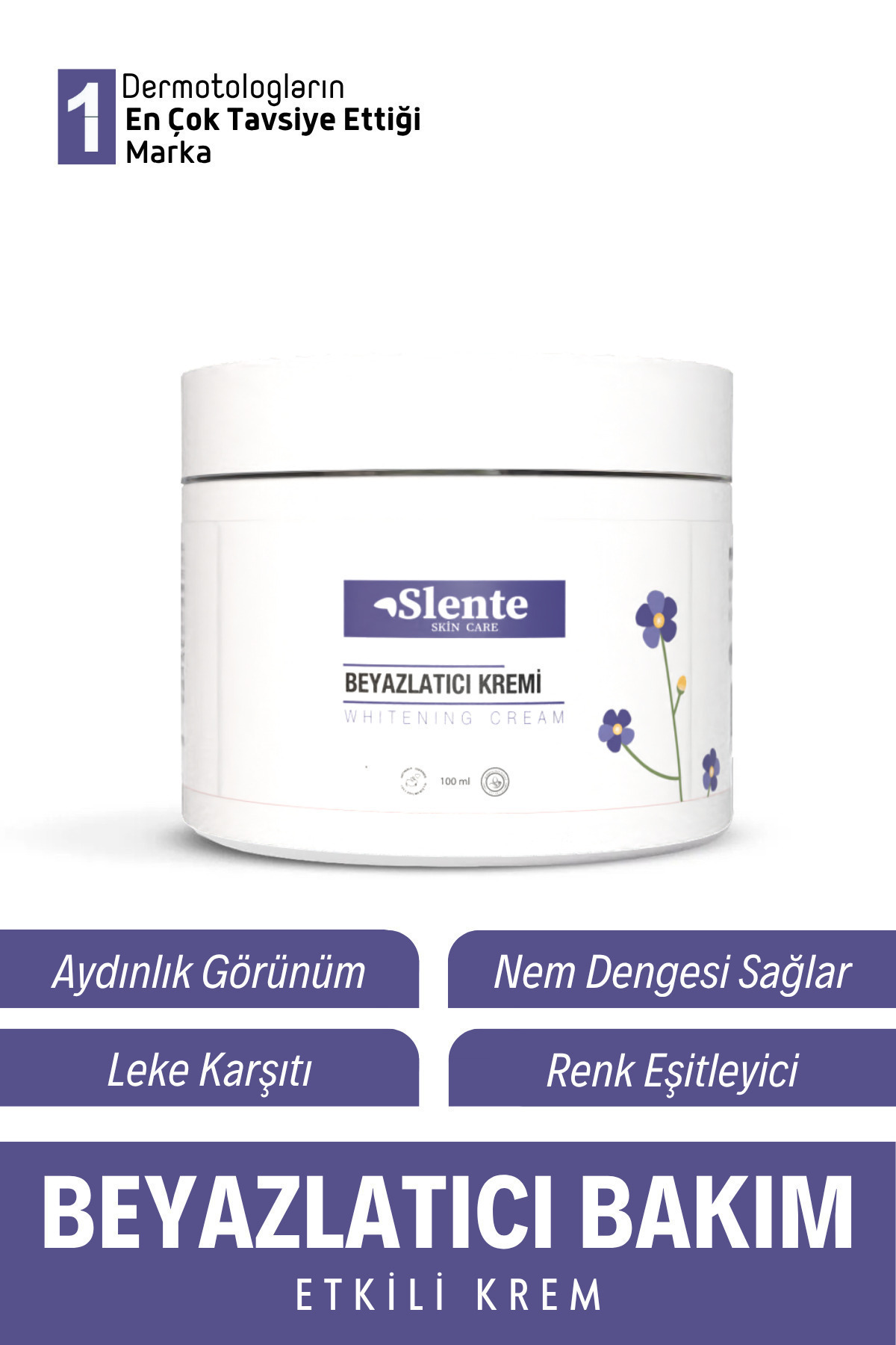 Koltuk Altı-Diz-Dirsek Ve Bikini Bölgesi Cilt Beyazlatıcı Krem 100 ml Skin Whitening Cream — SLT7 — تصویر 4 از 5