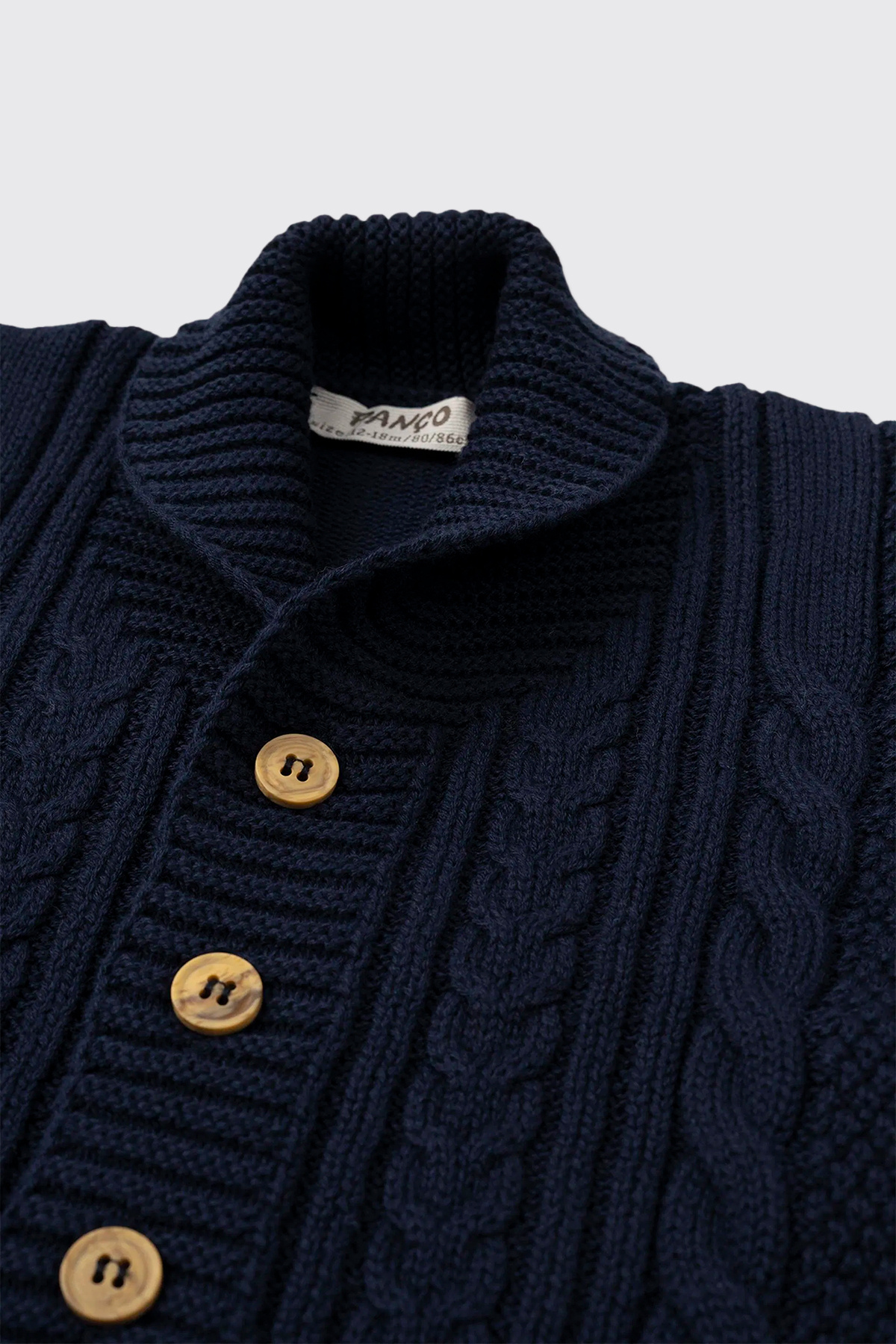 Panço Erkek Bebek Lacivert Triko Hırka fotoğrafı 3 (önizleme)