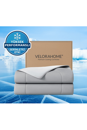 VELORAHOME Ice Chill Serinletici Yorgan –Çift Kişilik- Gri