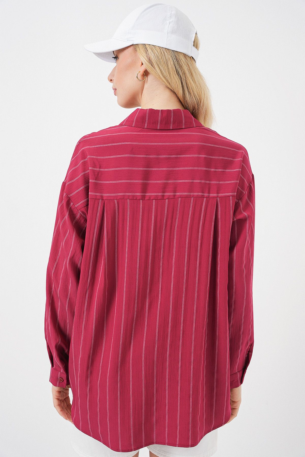 Bigdart-3900 Oversize Checkered Shirt - Red 6