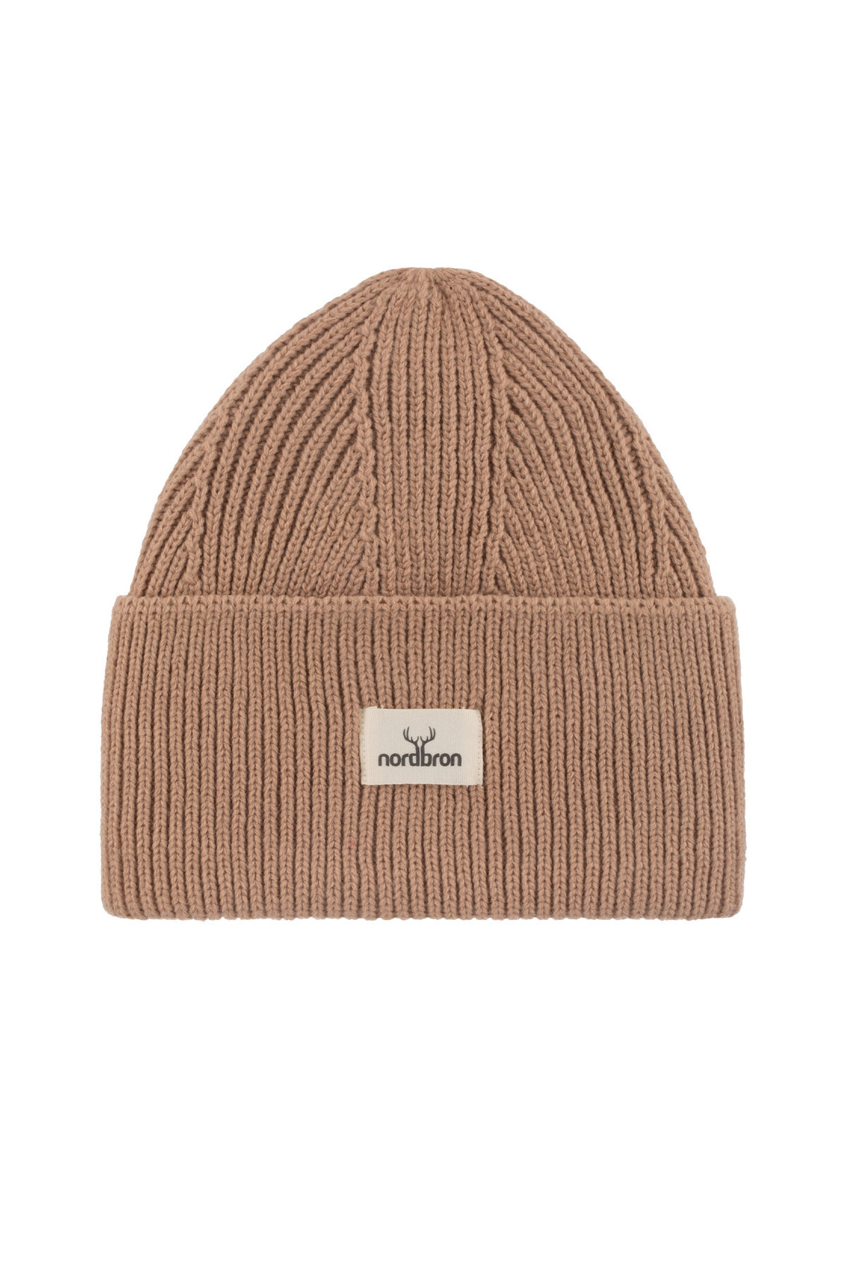 Nordbron-Camel Unisex Acrylic Logo Soft Knitwear - Stretchy Ribbed Winter Beanie 3