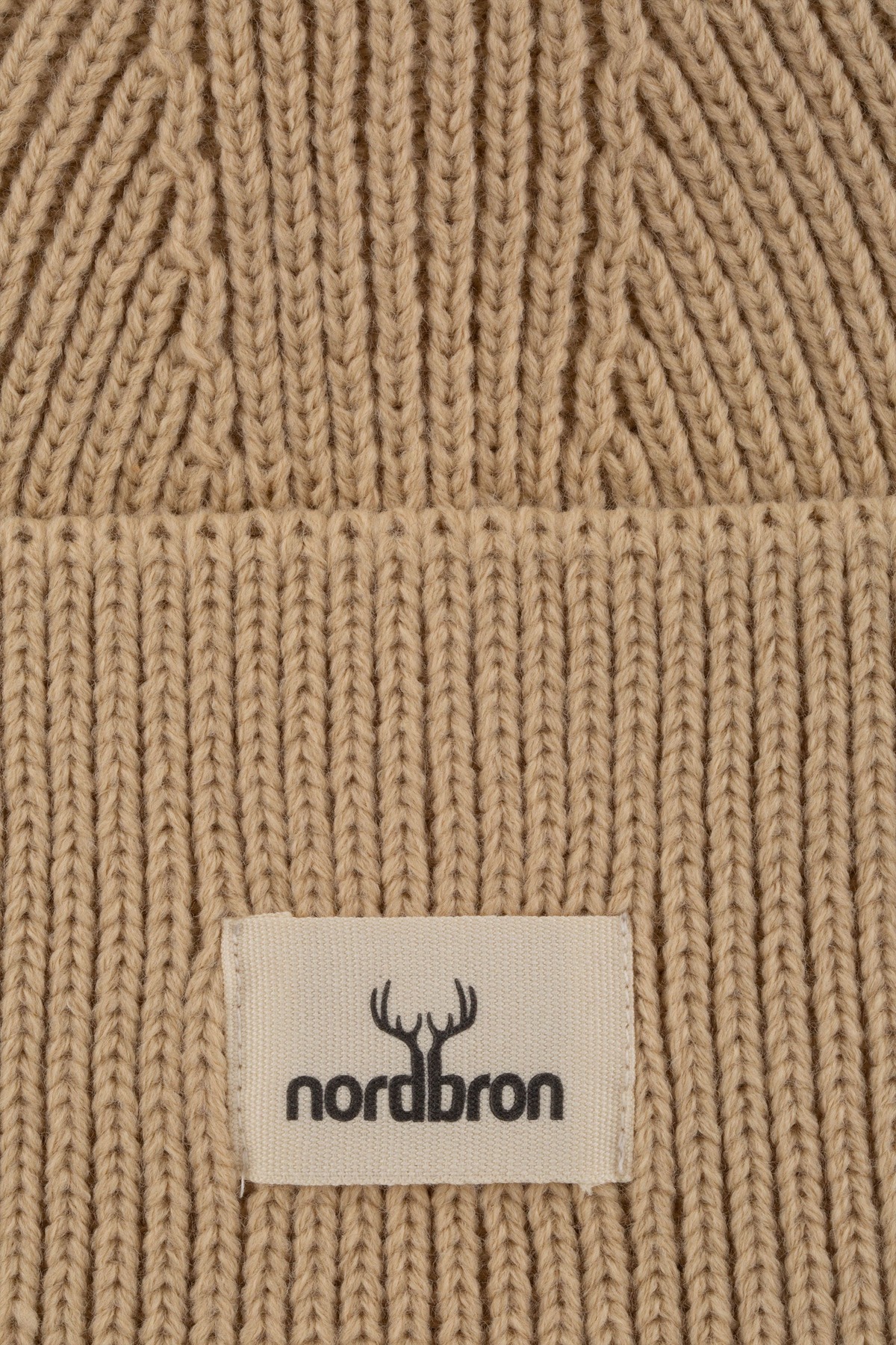 Nordbron-Stretchy and Soft Cream Unisex Knitwear - Double Layer, Patterned Beret Model 5