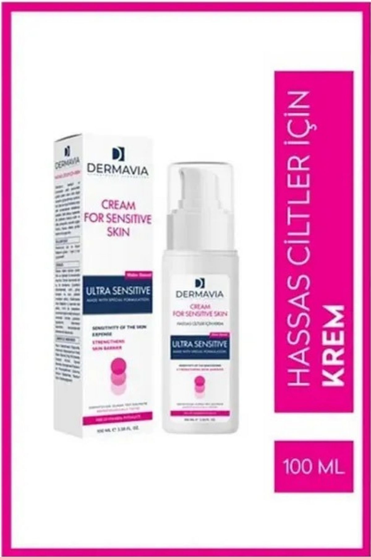 Dermavia-Sensitive and Combination Cream for Red and Stretch Mark Skin - 100 ml Panthenol & Shea Butter 1