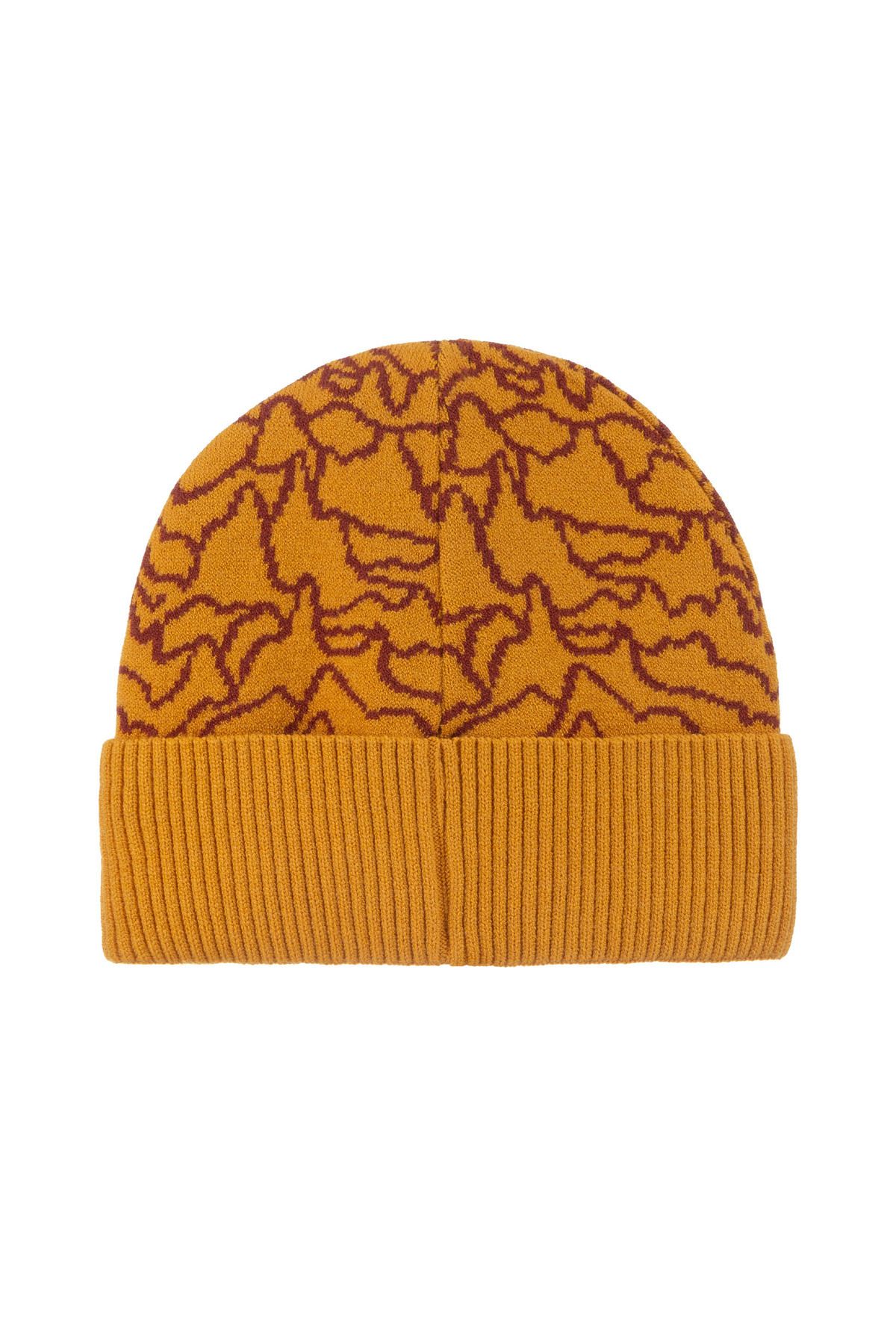 Nordbron-Winter Basic Casual Rhine - Stretchy Double-Layer Soft Knitwear Beanie with Sulfide Pattern 5