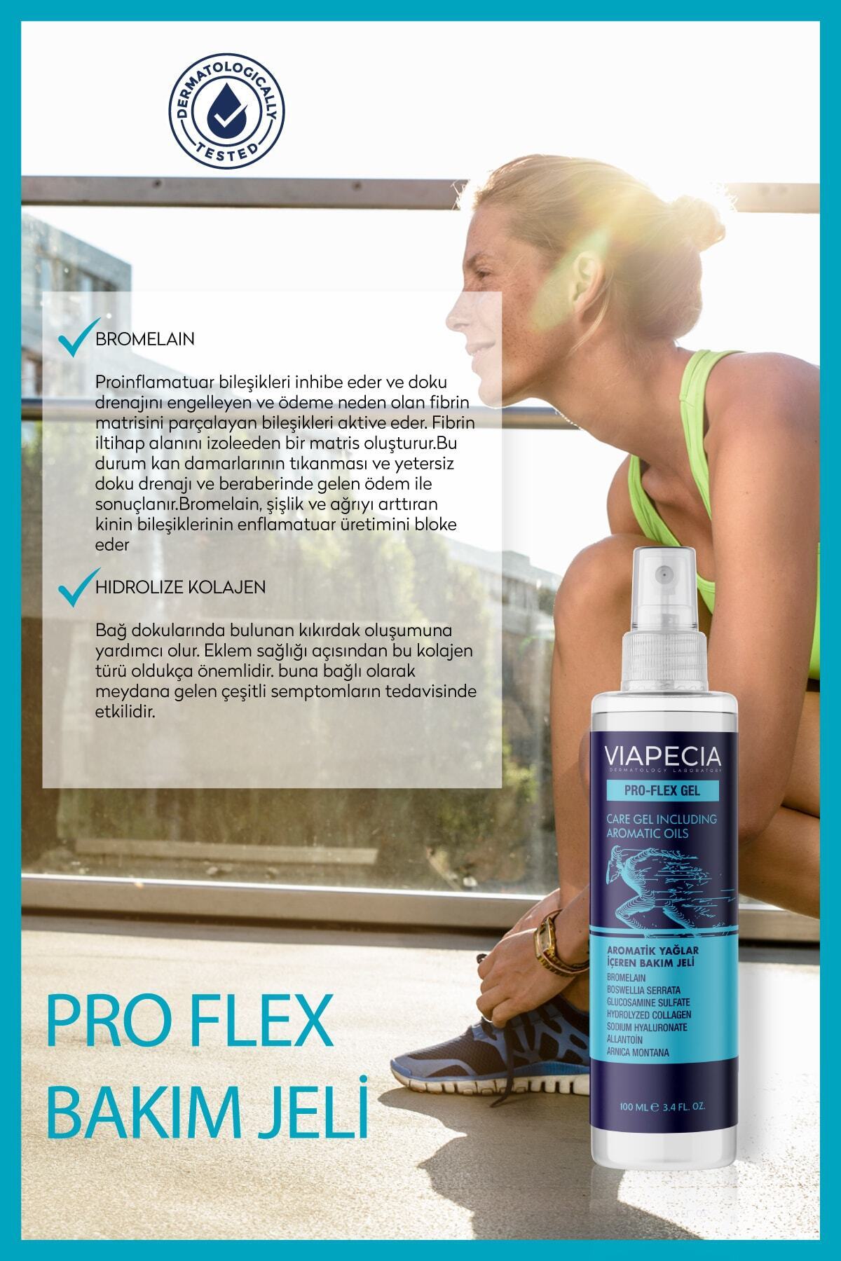 Viapecia Pro-flex Kas Gevşetici Masaj Jeli 100 ml - Rahatlatıcı