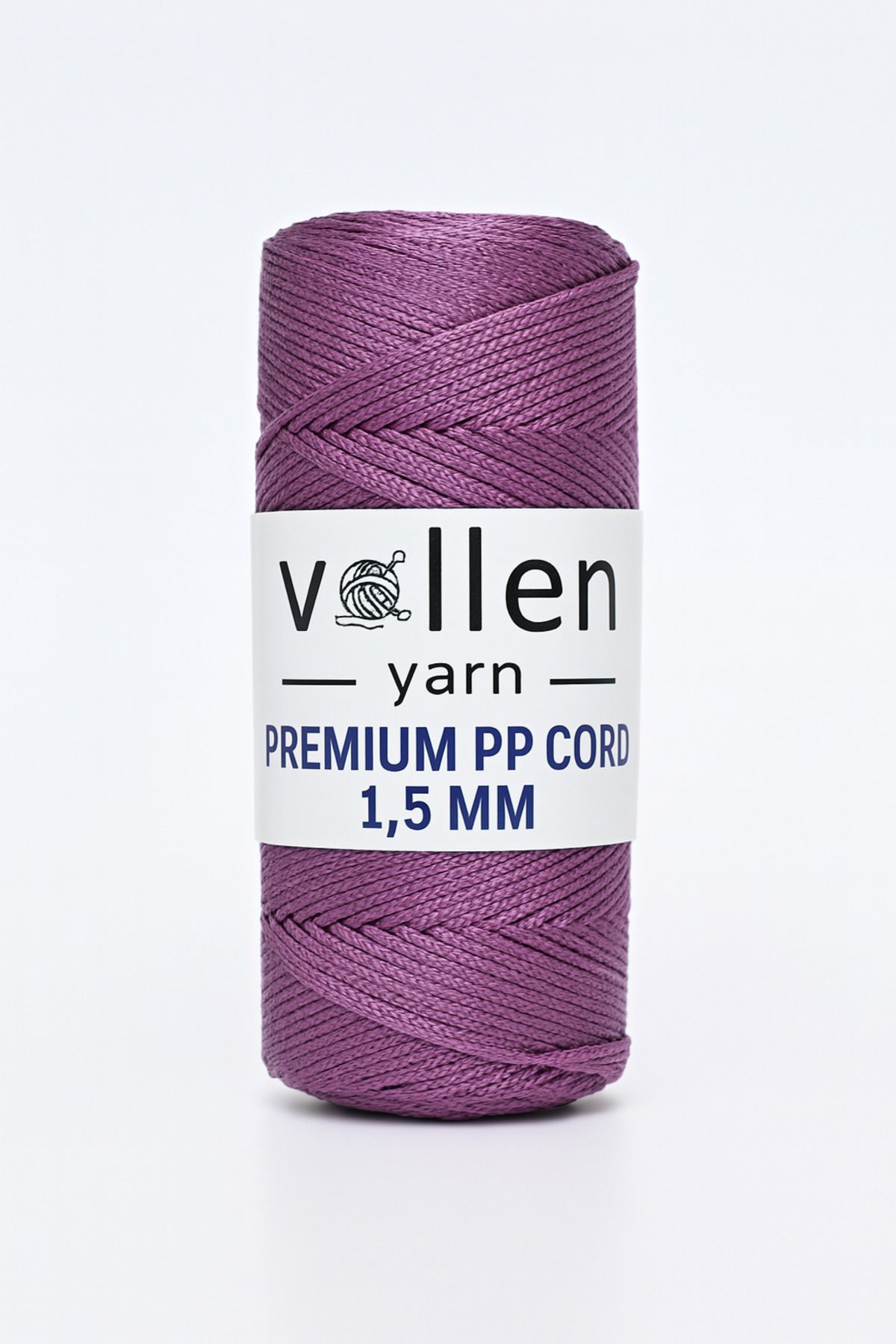 vollen yarn-1.5mm-150mt Polyester Macrame Thread, Supla Thread, Bag Thread, Bracelet Thread, Macrame, Purple 1