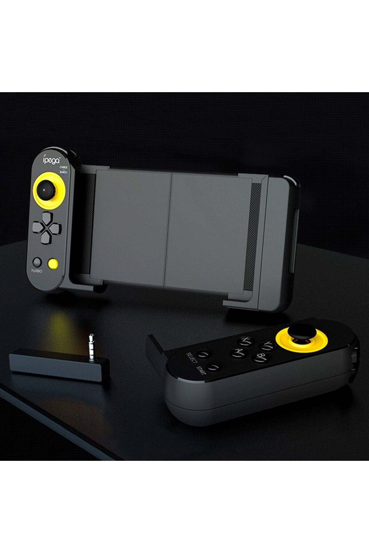 ipega-Dual Thorn bluetooth gamepad, Turbo function, 5.5-10 inch telescopic stand, iOS, Android, 8