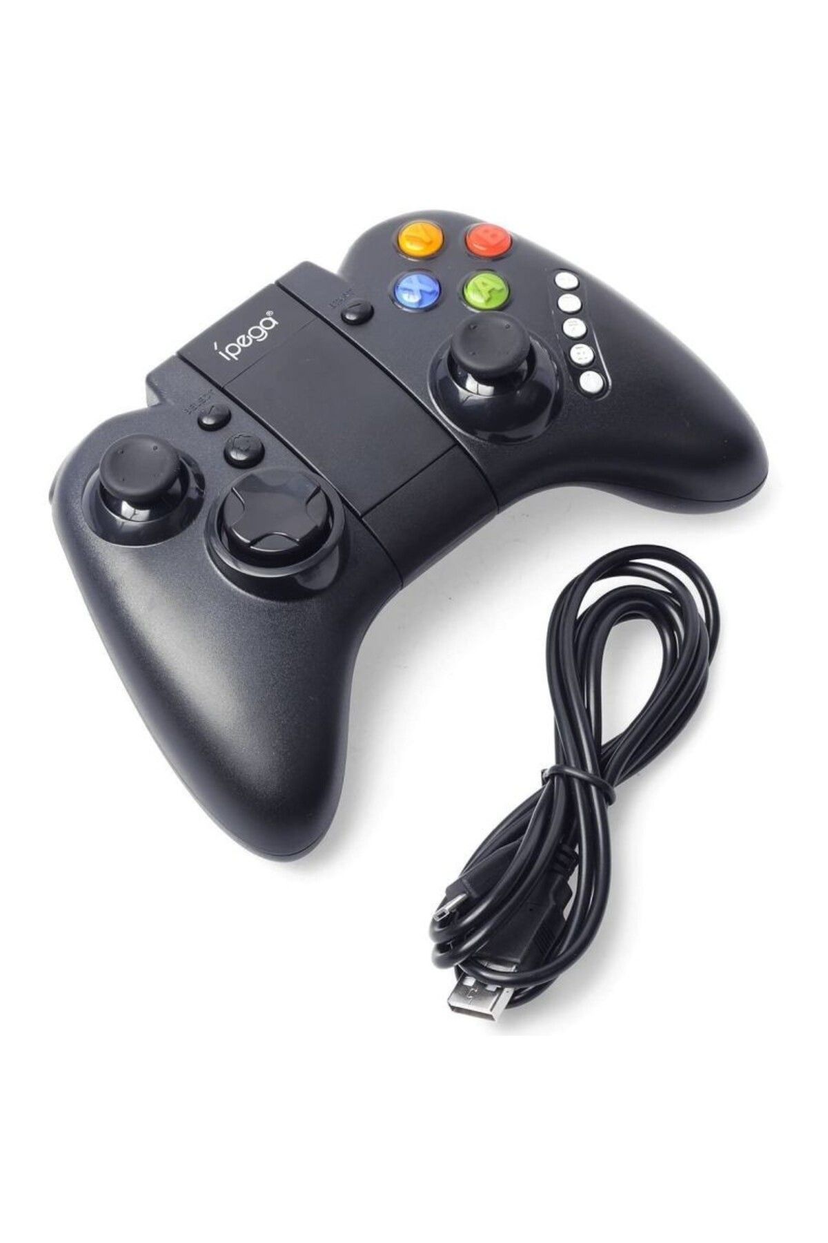 ipega-Bluetooth gamepad, Android, iOS, smartphone stand 3.2-6 inch, multimedia buttons, 10