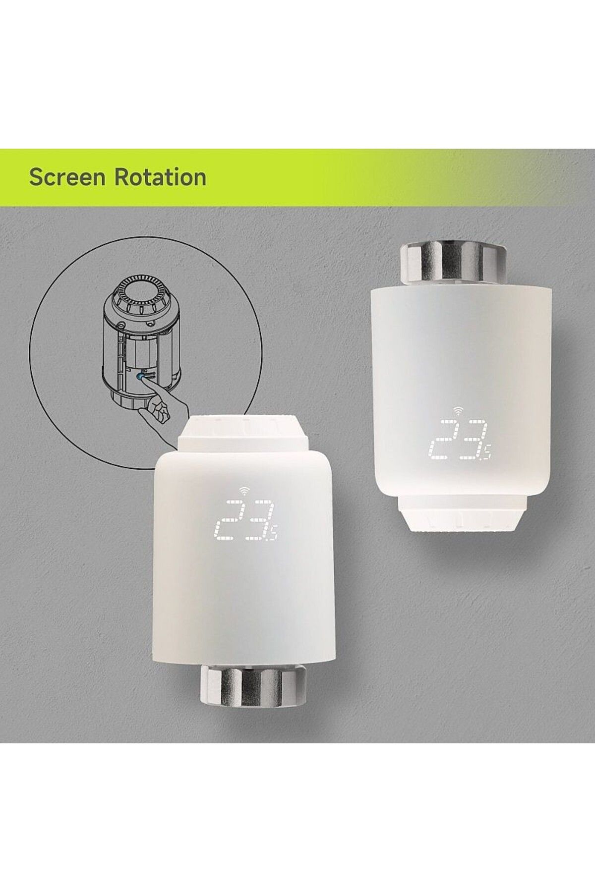 BeOk-Termostat inteligent pentru radiator, Zigbee, programabil, control vocal Google Assistant, Alexa 11