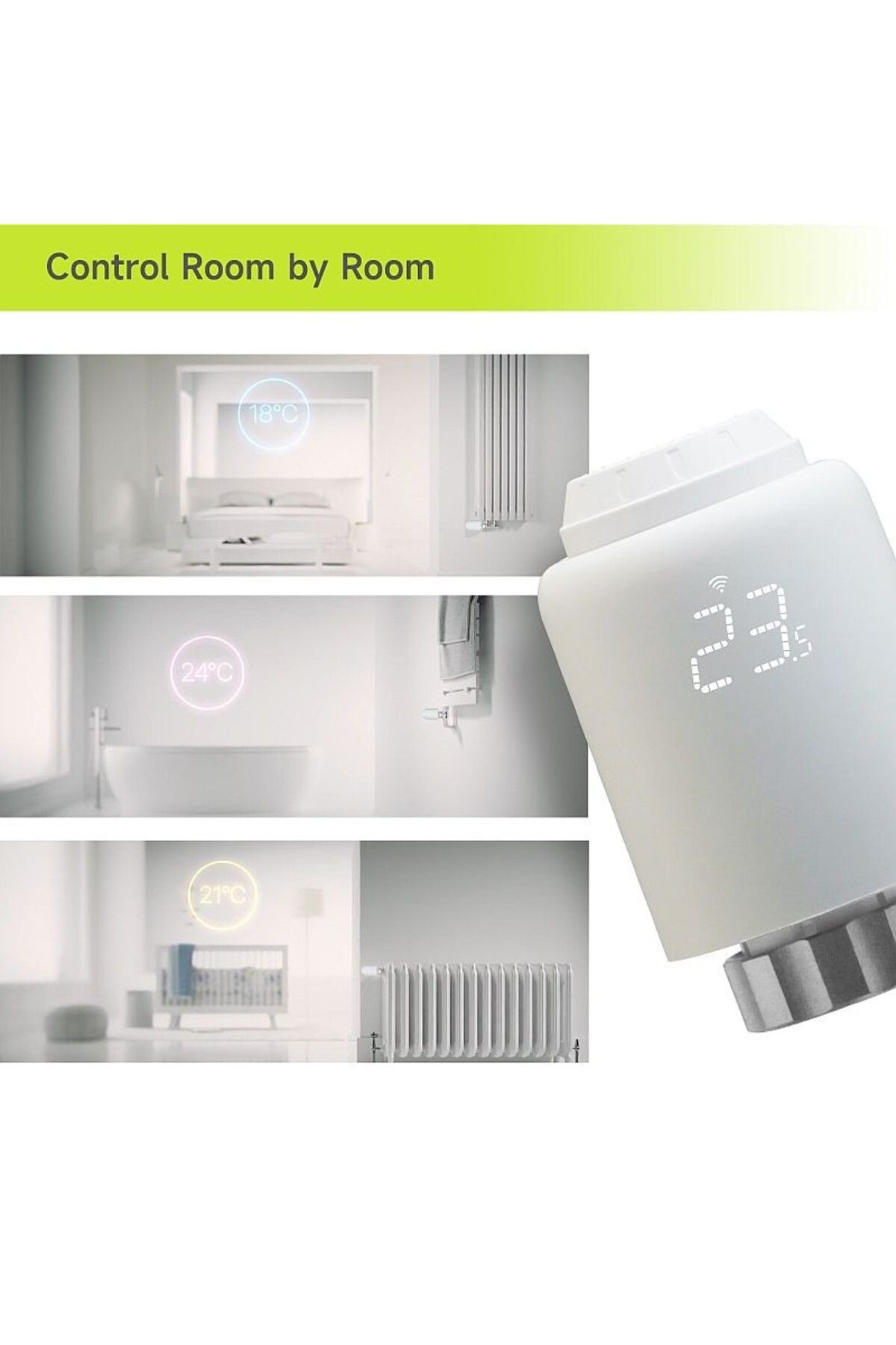 BeOk-Termostat inteligent pentru radiator, Zigbee, programabil, control vocal Google Assistant, Alexa 15
