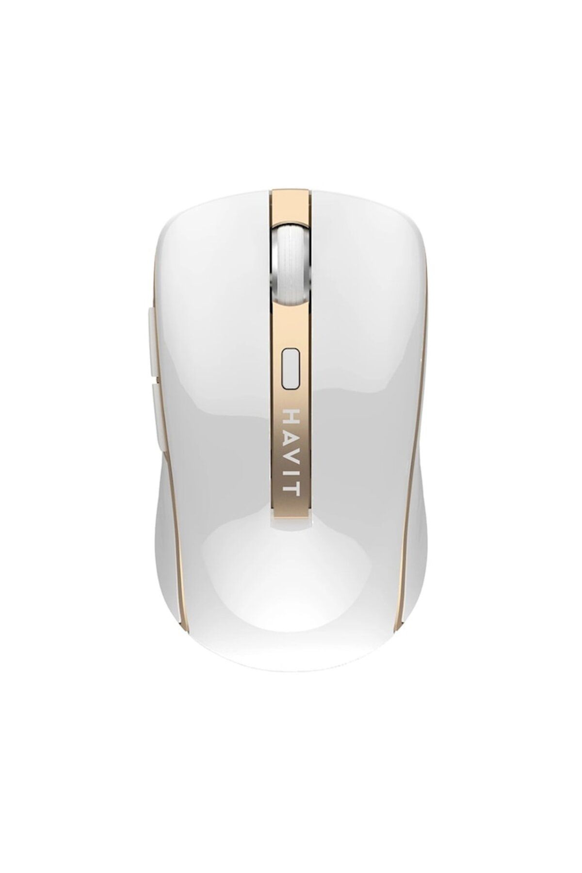 onix-Mouse Wireless 2.4Ghz, Ultra Responsive Golden Click HAVIT, 1600 DPI, din ABS, cu baterii AA, A 2
