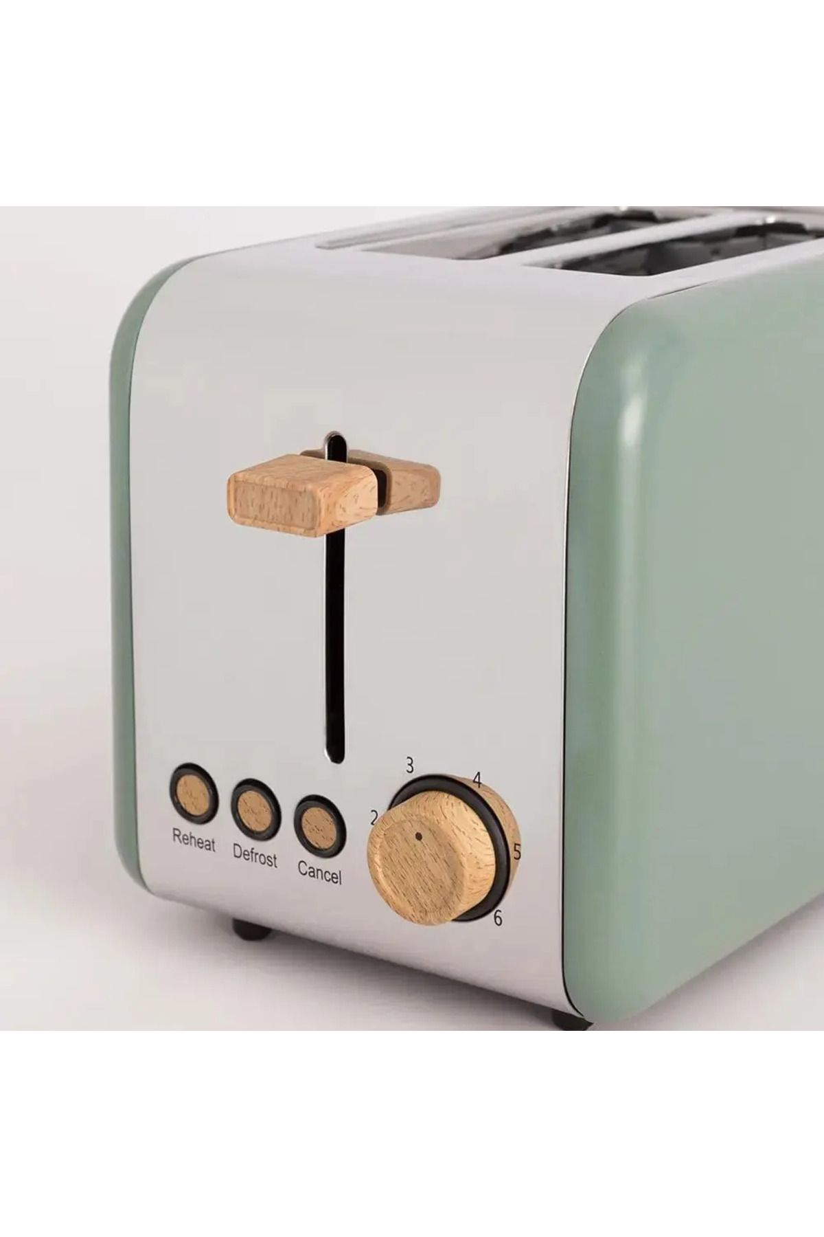 Create-Toaster, CREATE, Retro, 2 slices, sage 4