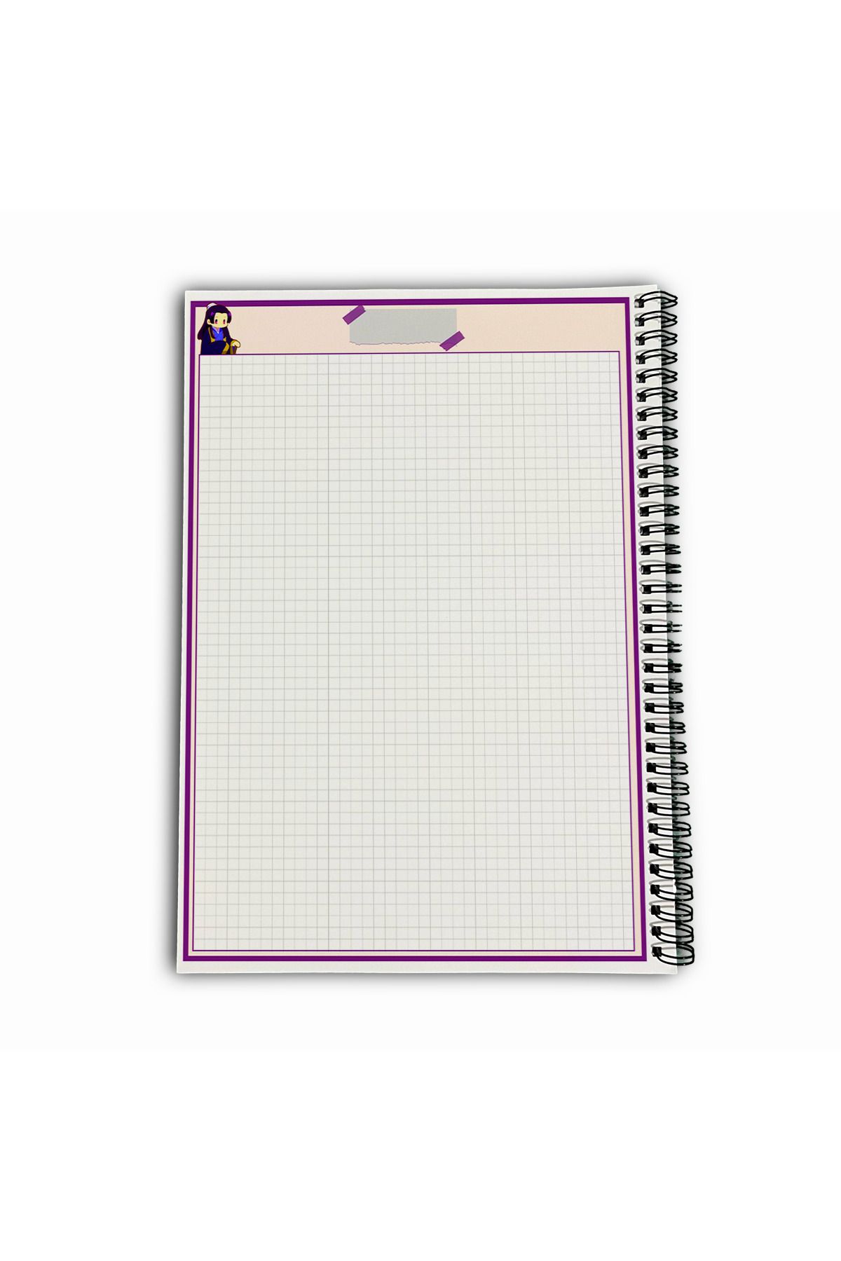 Define Moyas-The Apothecary Diaries Jinshi Checkered A4 School Notebook 72 Sheets 5