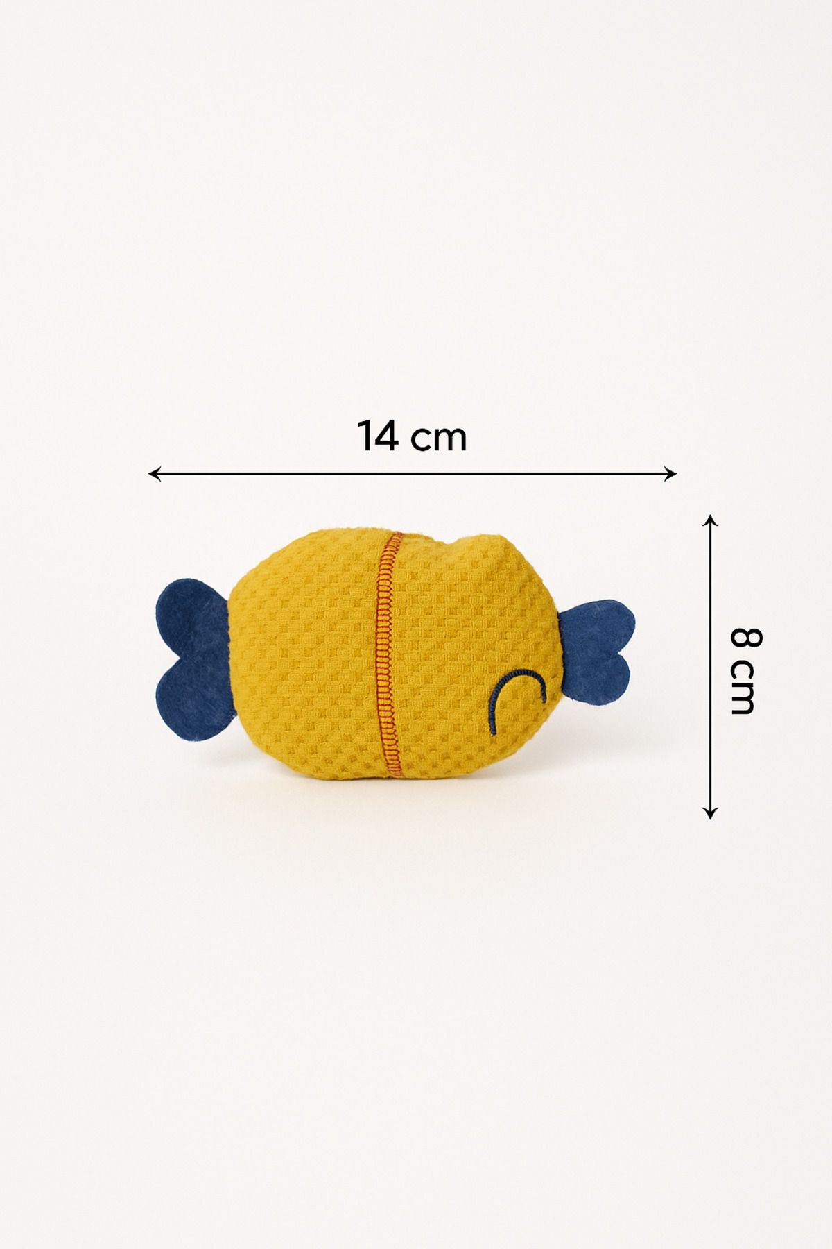 Lazy Paws-Cat Toy Interactive with Catnip and Bell, Stress Reliever, Relaxing Playmate - Yellow Fish 2